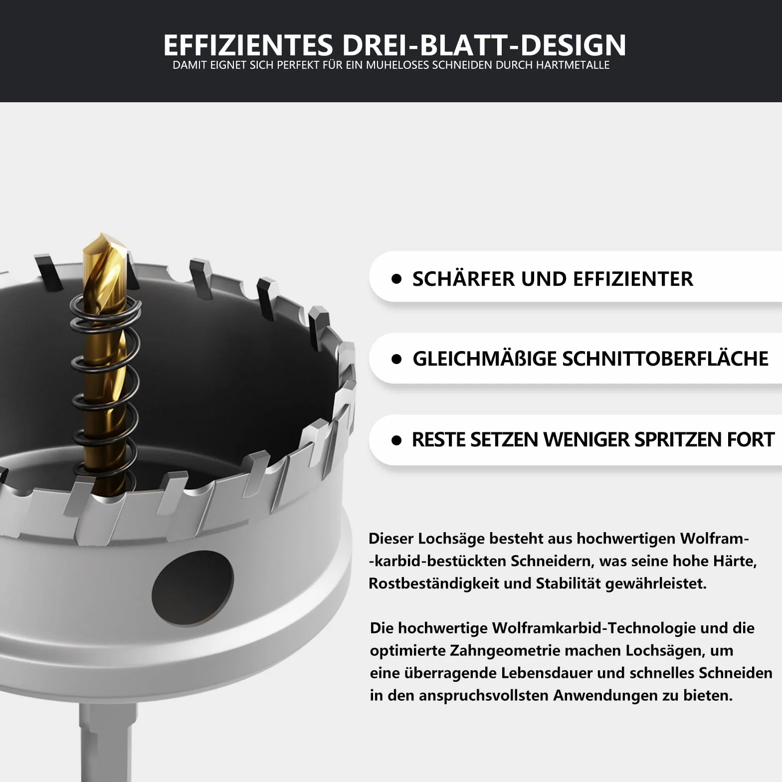 Seghetto circolare in metallo duro TCT 90 mm CSOOM