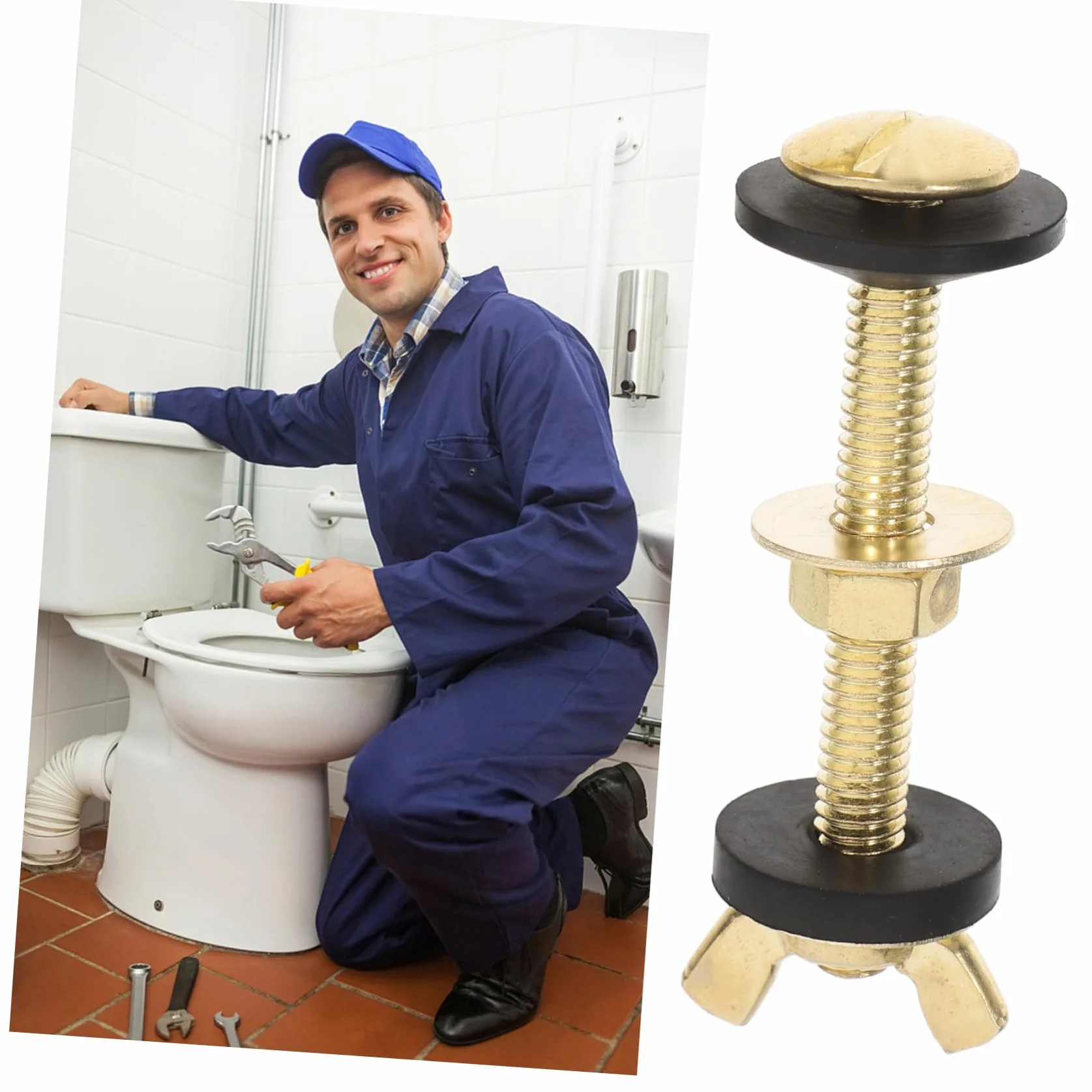 Kit Bulloni Per Serbatoio Del Wc Guarnizioni in Gomma Fissaggio Water