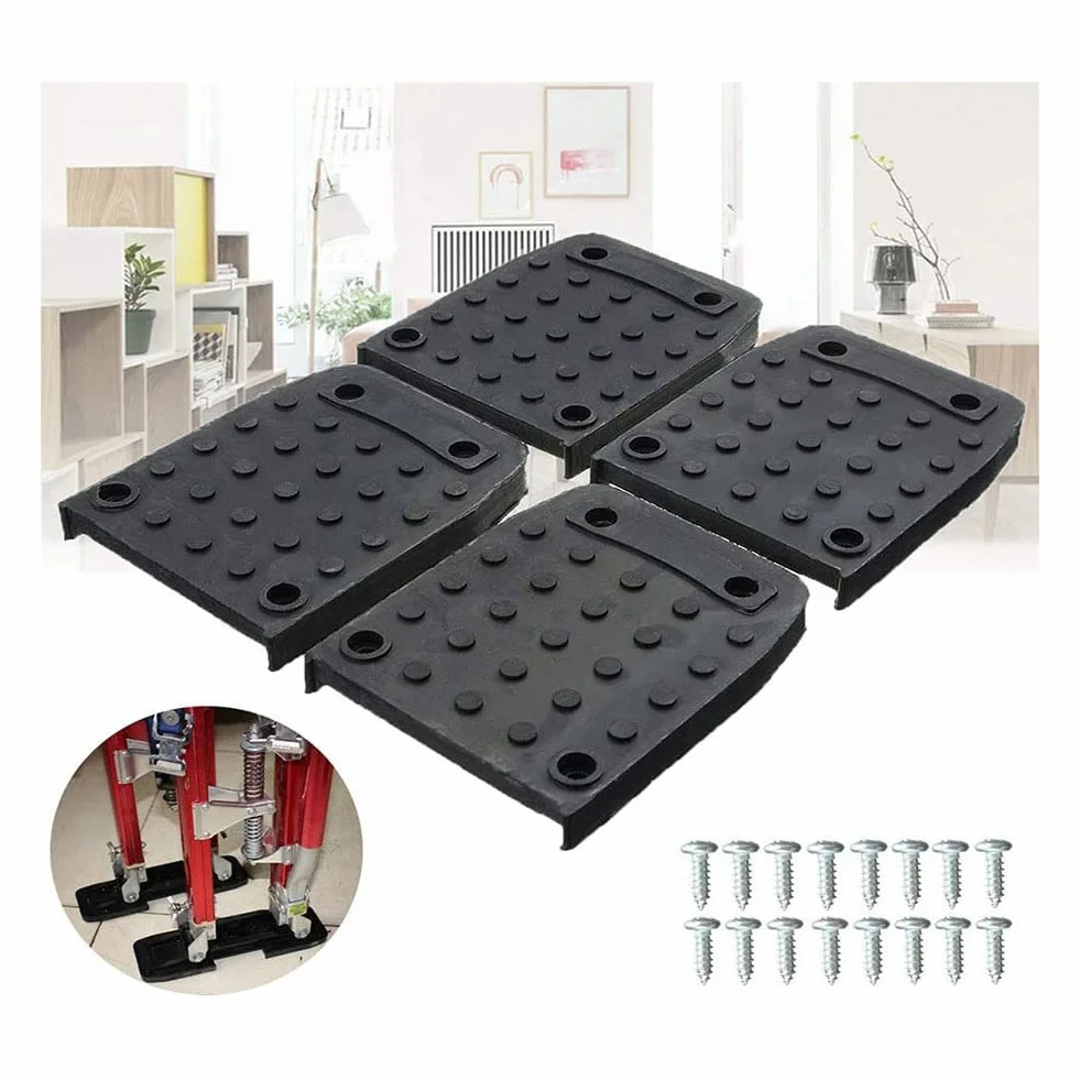 PRATYAHARA Solette per trampoli anti-cuscinetti non piedi per cartongesso kit ricambio 4 pezzi