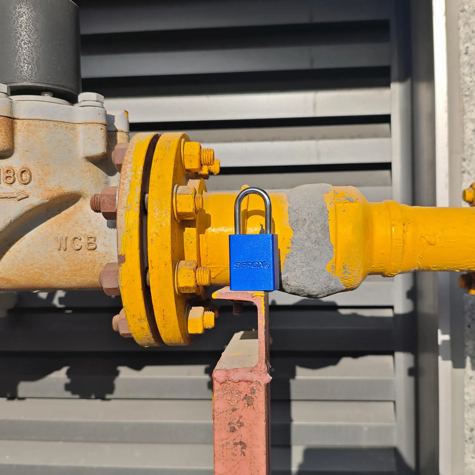 SEPOX Lucchetto resistente alle intemperie in alluminio massiccio con chiave uguale per sicurezza industriale, impermeabile, resistente alla corrosione, per serratura, giardino, armadietti, capannoni
