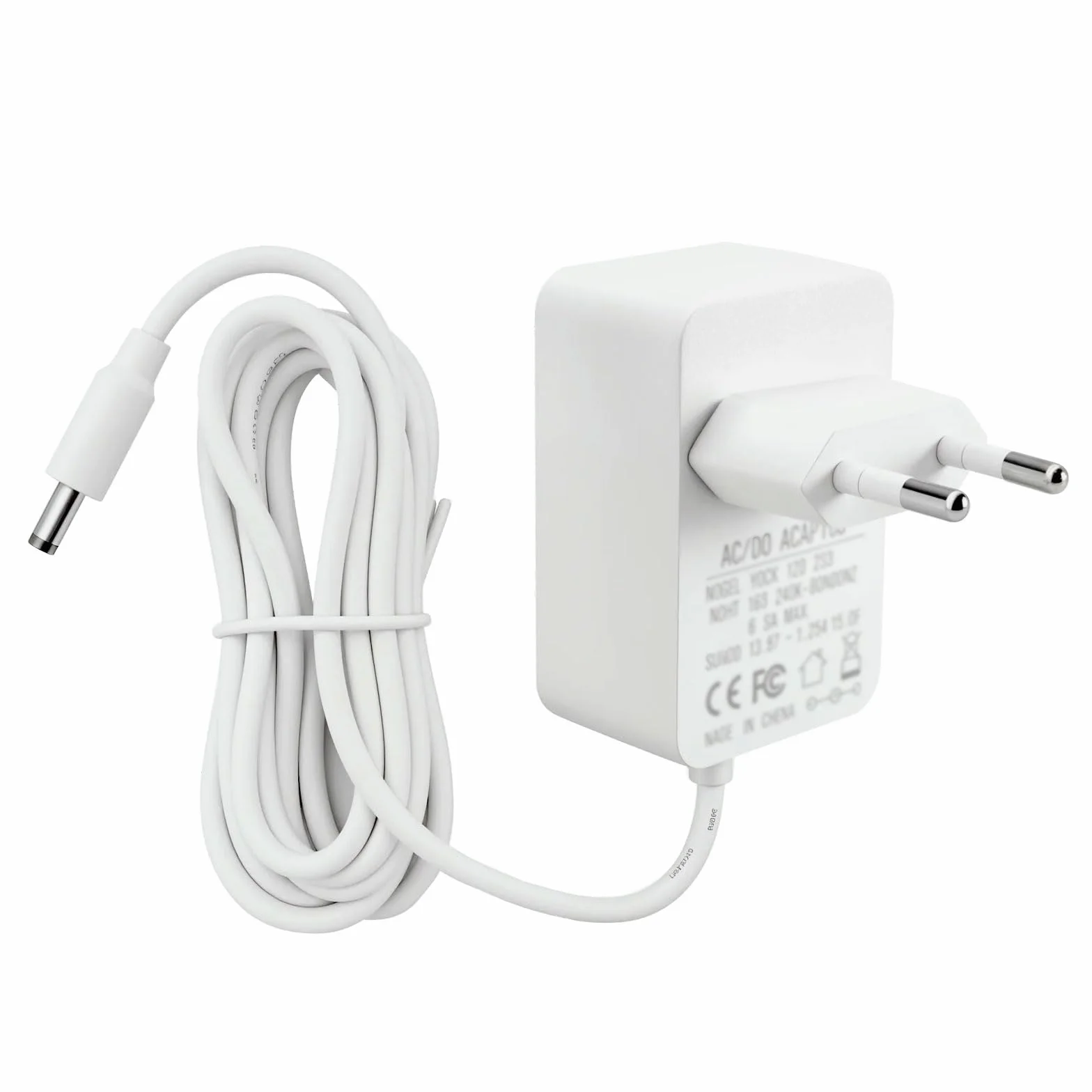 15W Alimentatore per Echo Dot Binghe 12V 1.25A Alimentatore, 15W Cavo di alimentazione per Echo Dot 3a, 4a e 5a Gen, Echo Show 5 1a e 2a Gen, Echo Spot, Echo Pop, Echo Plus, bianco
