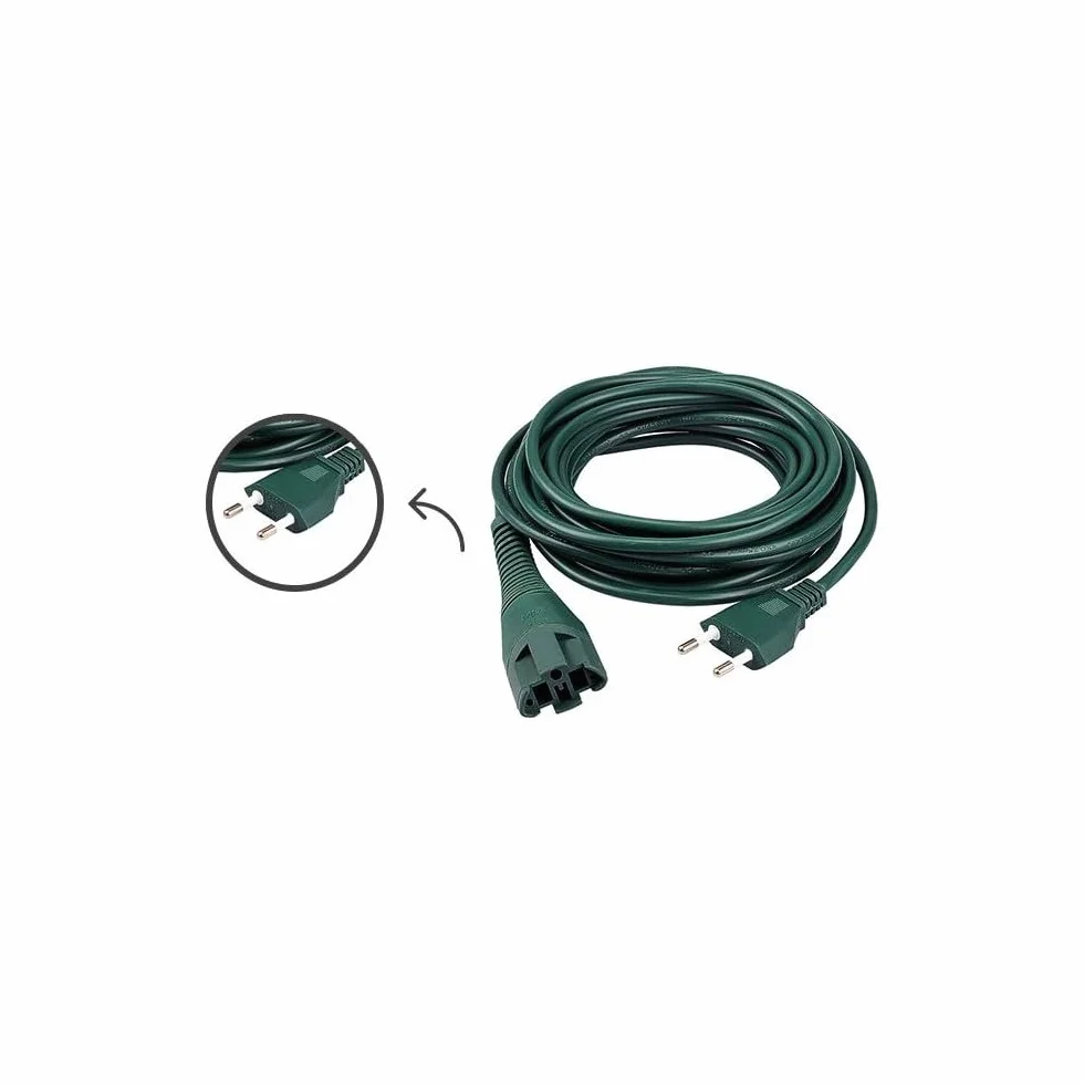 DL SERVICE Cavo Alimentazione compatibile con Vk 130/131 lunghezza 7 metri, ricambio per Folletto Vk 130 Vk 131 resistente e adattabile