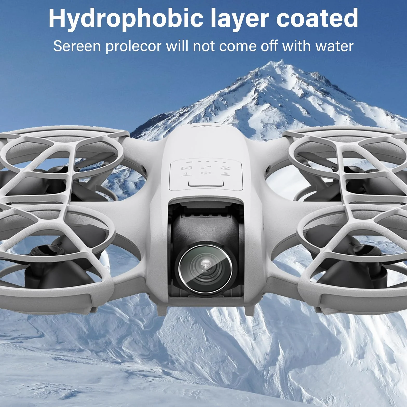 Pellicola Protettiva Compatibile con DJI Neo, 9H Durezza Anti Graffio Vetro Temperato, Ultra HD Senza Bolle Anti-Impronta Pellicola Protezione [4 Pezzi]