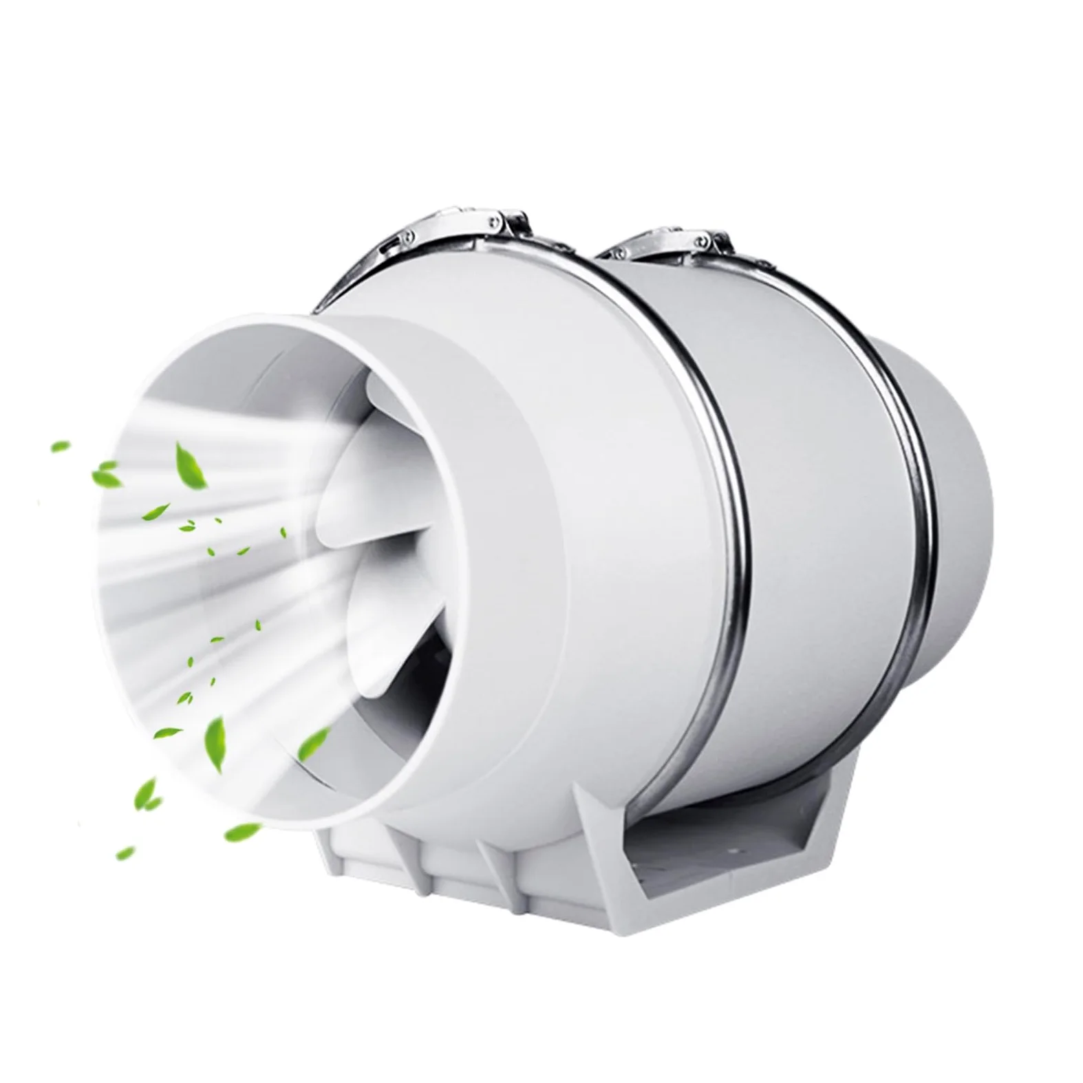 iFCOW Ventola di aspirazione in linea, 100 mm, 220 m³/h, 40 W, potente e silenziosa, per bagno, cantina, cucina