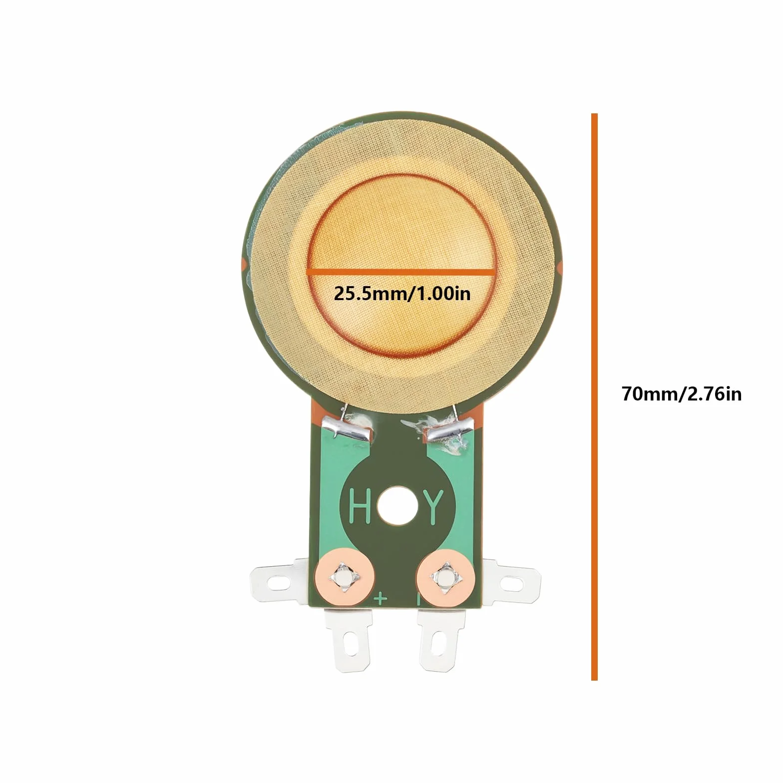 2 diaframma poppa 8 Ohm compatibile con Fostex compatibile con Foster 025H30 DC10/1501-16 H025N30 PHT-411 FT300H