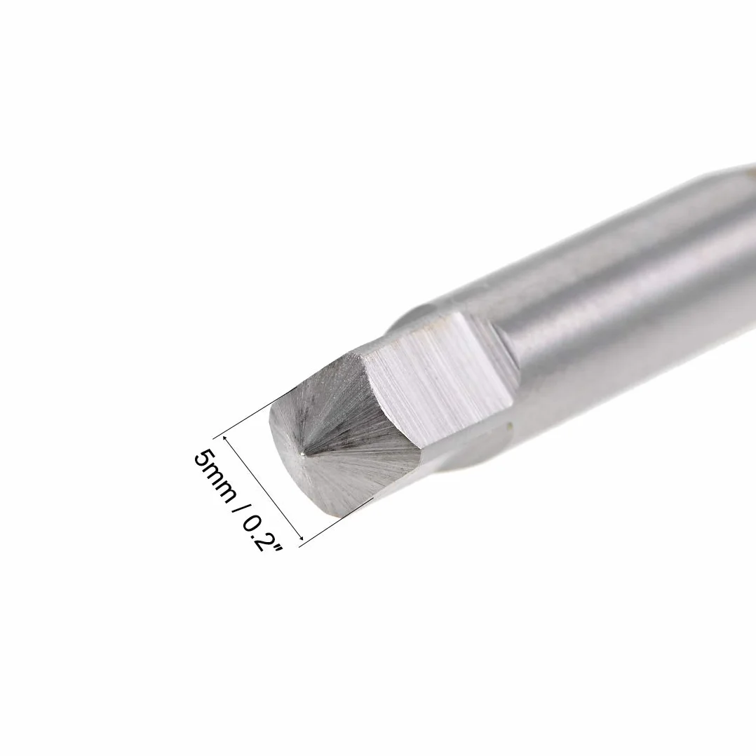 PATIKIL 1/4-20 UNC Spirale Punto Filettatura Maschiatura, 2pz Macchina Vite Maschiatura Titanio Rivestito HSS 6542 H2 3 Scanalatura