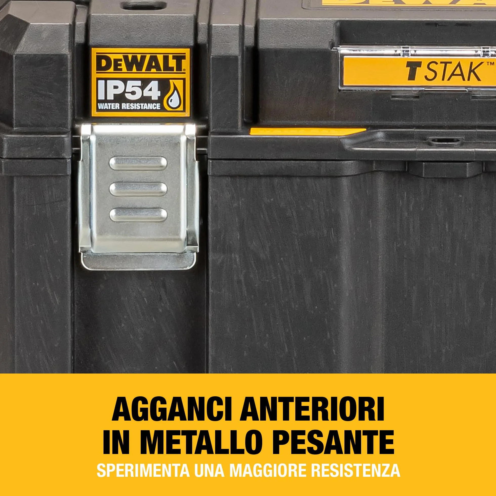 DEWALT TSTAK VI Unità profonda porta elettroutensili con vasca portaoggetti DWST83346-1
