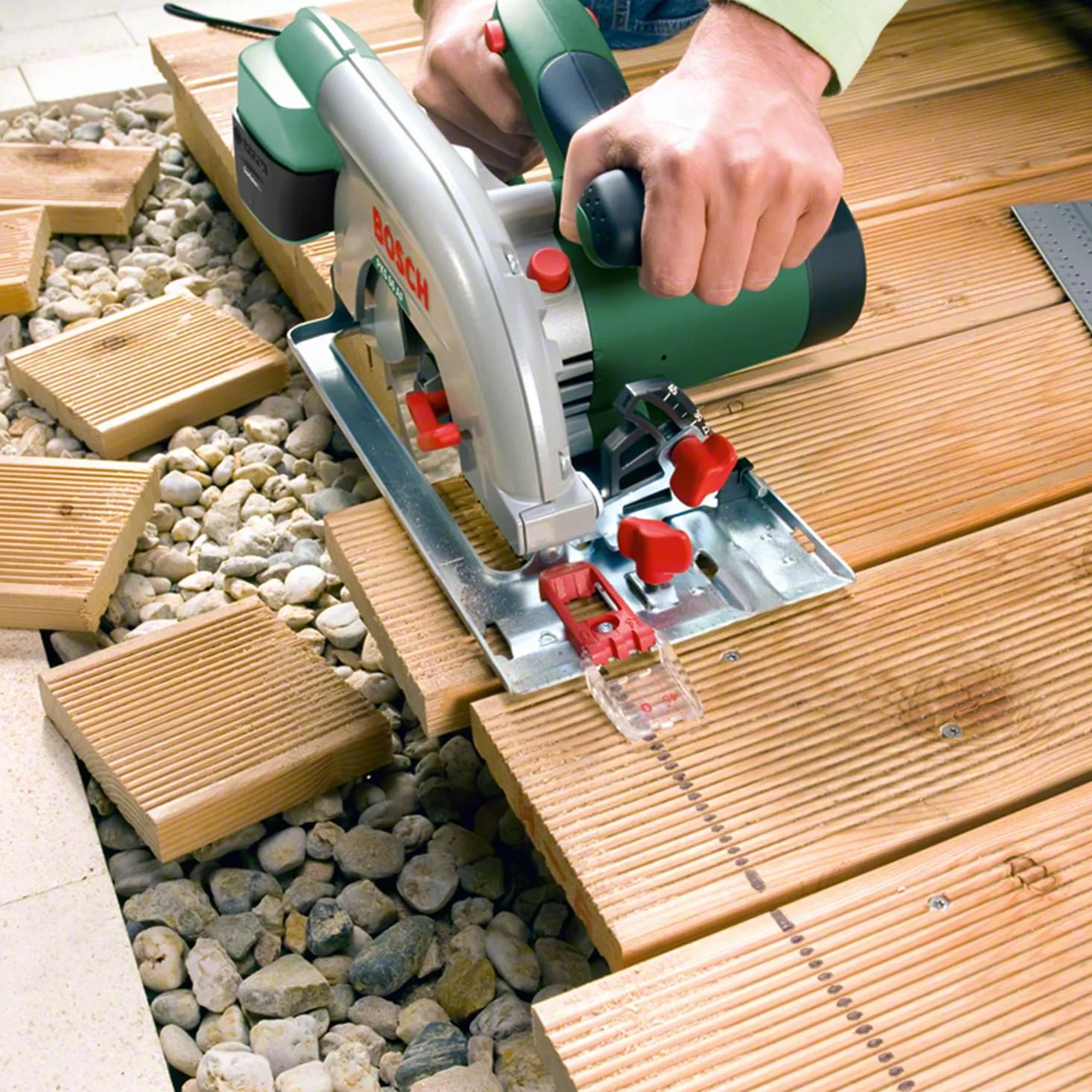Bosch Pks 66 Af Sega Circolare, Lama, Binario Di Guida, Confezione In Cartone, 1600 Watt, Verde, ‎46 X 34 X 28.5 Cm, 5.4 Kg