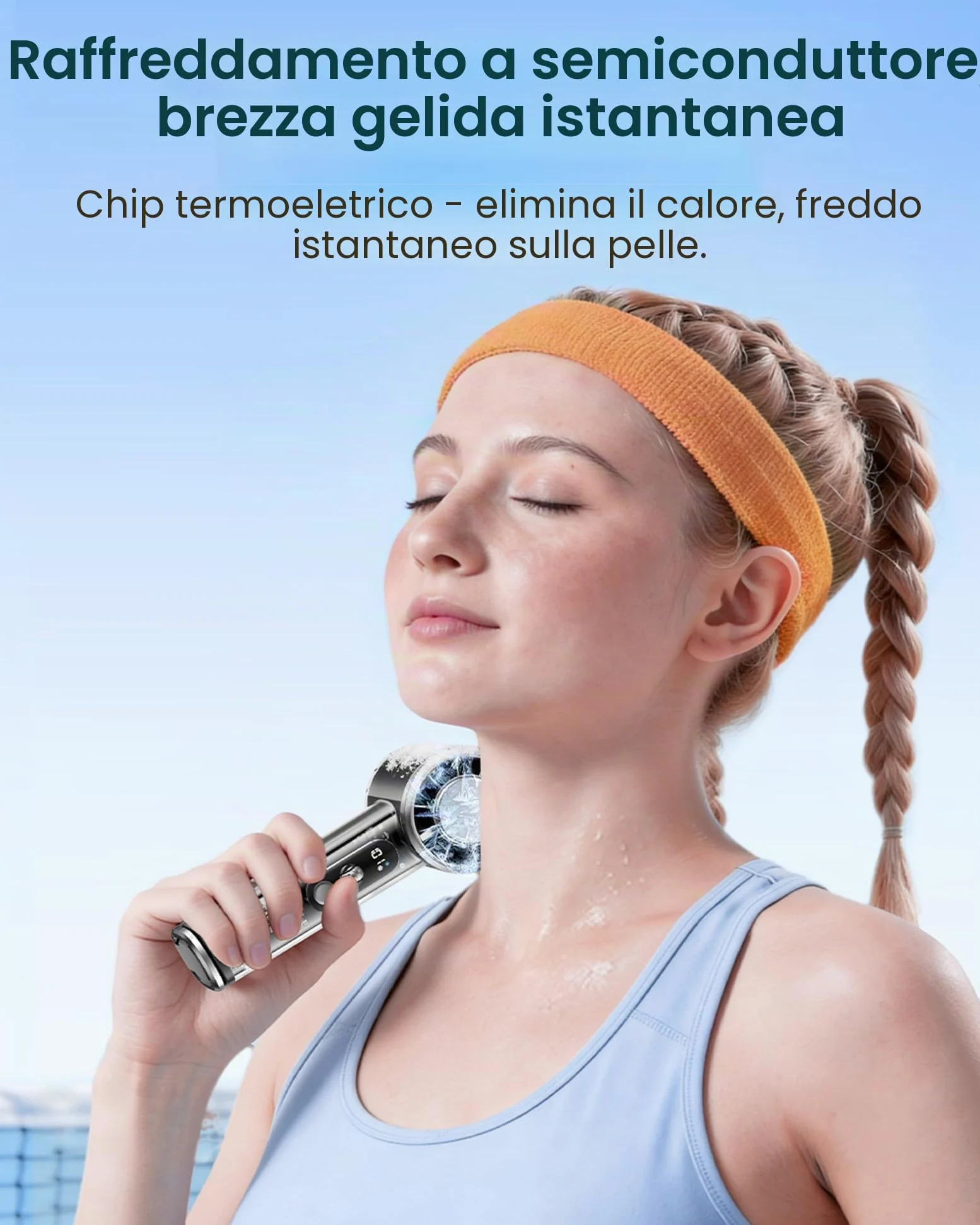 Vention Handventilator Mini Handventilator USB-C 2-9h Betriebsdauer Reise Büro