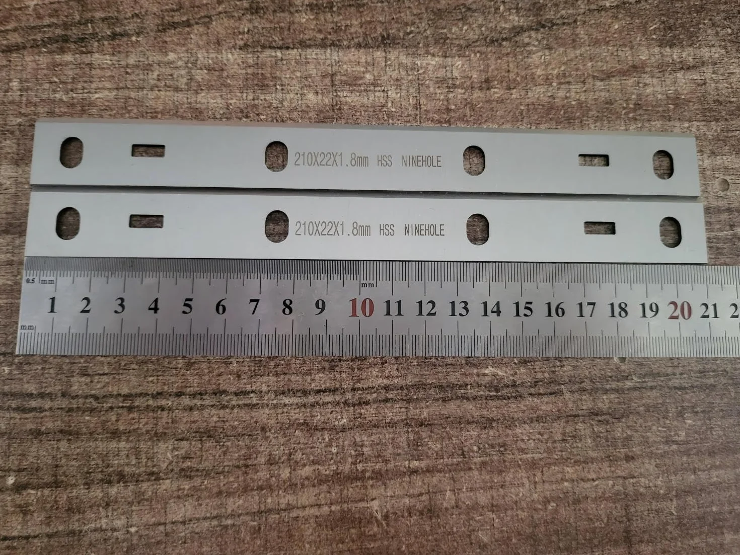 HSS Lame Pialla 210mm 210x22x1.8mm 2 Pezzi