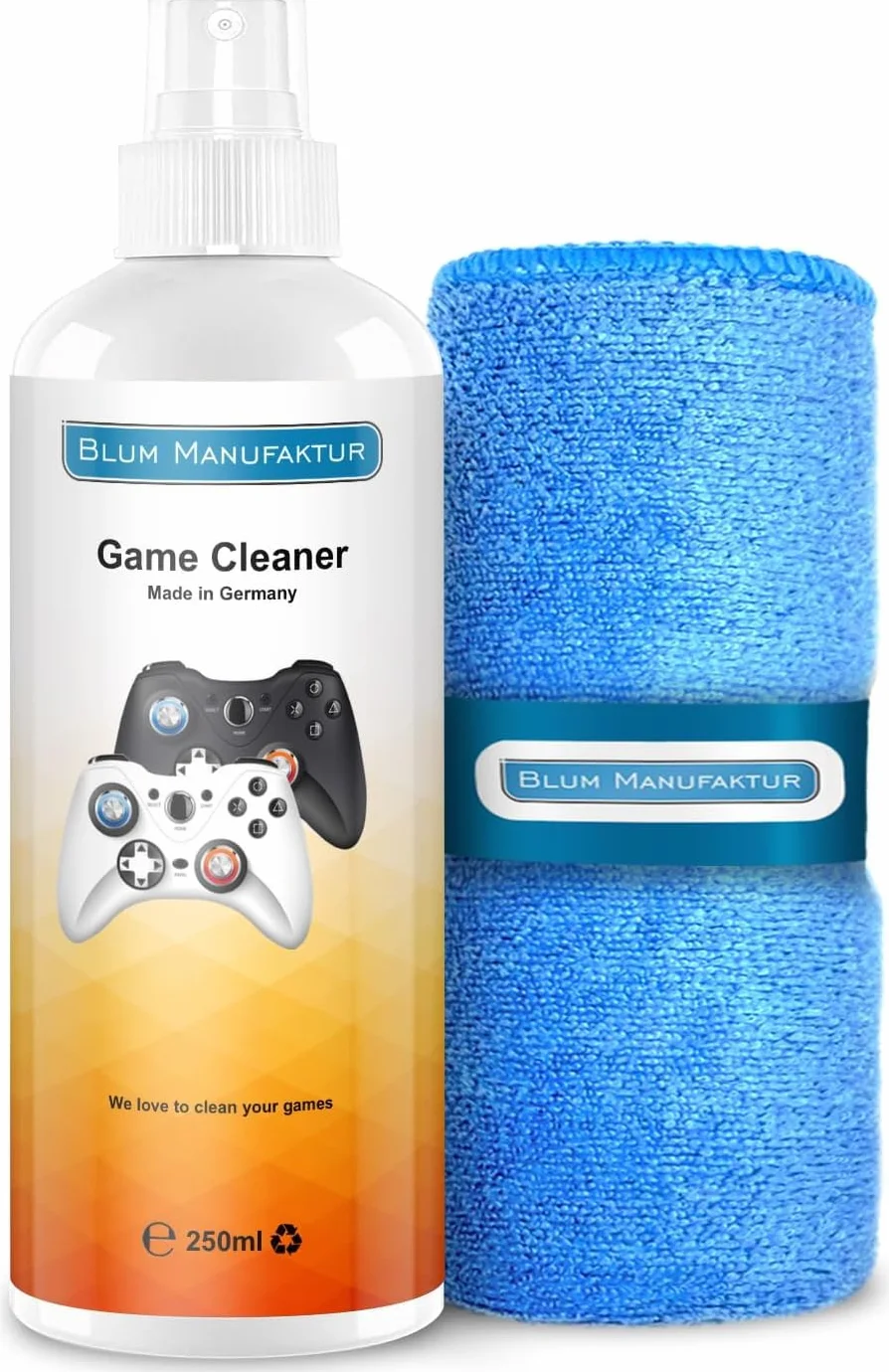 Blum - Detergente per giochi da 250 ml con panno in microfibra 30x30cm