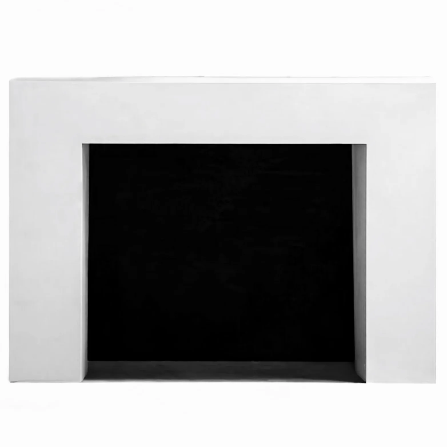 Mensole del camino circonda Cornice for caminetto in legno massello di betulla, minimalista, moderna, geometrica decorativa Cornice decorata