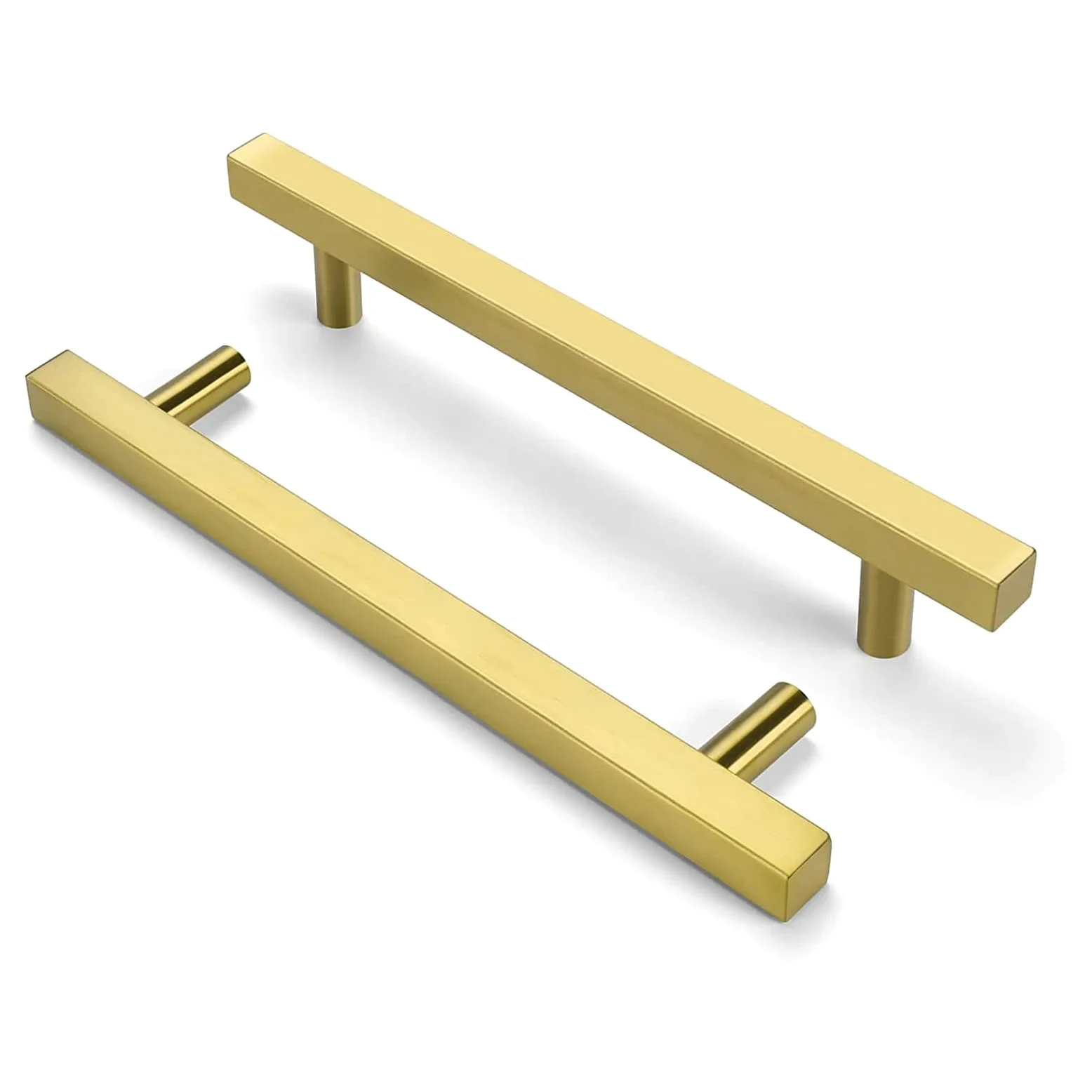 Goldenwarm 10 Pezzi Maniglie Armadio Maniglie Oro Maniglie Ottone -LS1212GD256 Maniglie per Mobili Vintage Maniglie per Mobili Antichi Maniglie Armadio Maniglie Cameretta Maniglie Cucina 256mm