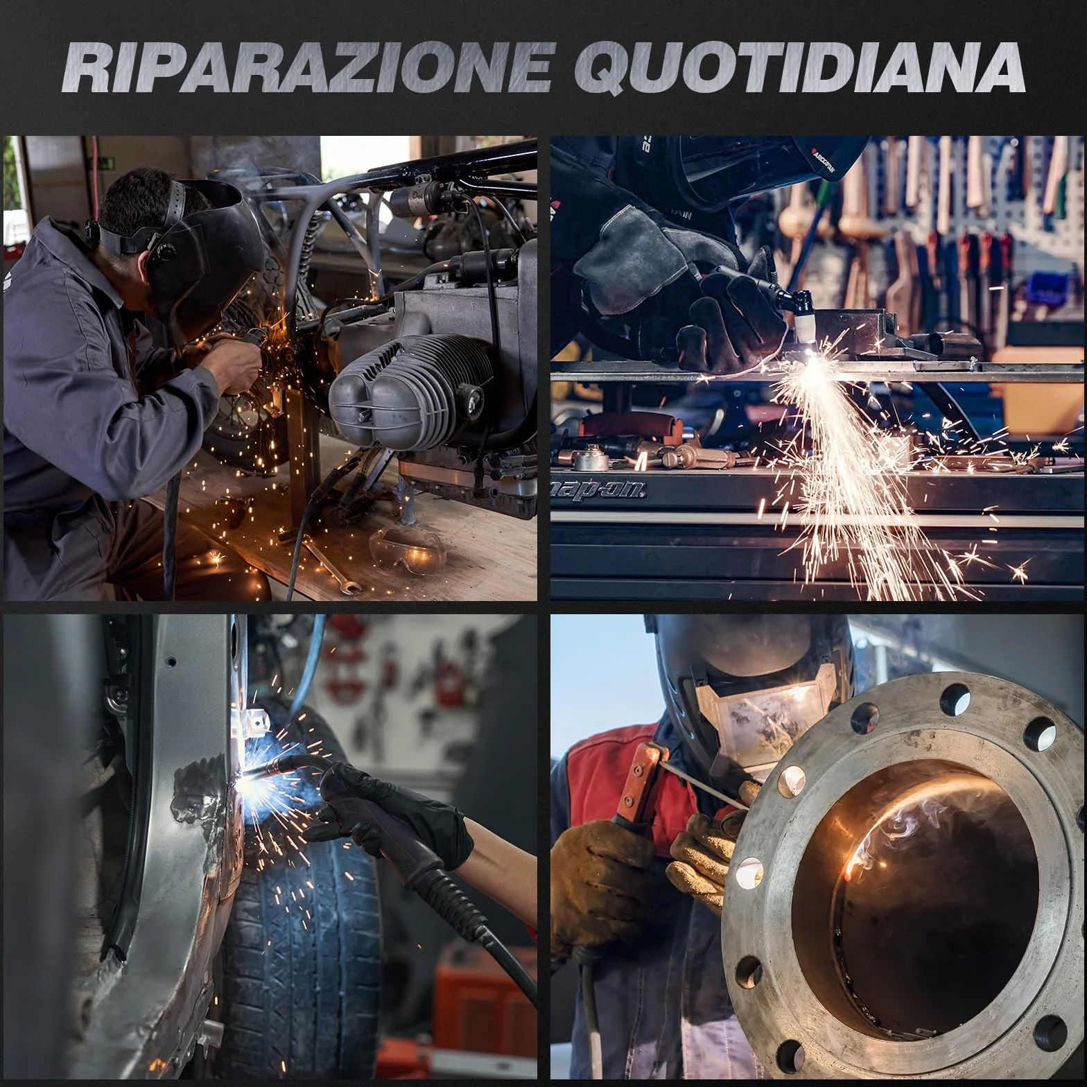ARCCAPTAIN MIG205MP Saldatrice 9-in-1 iControl App 230V Multi-processo