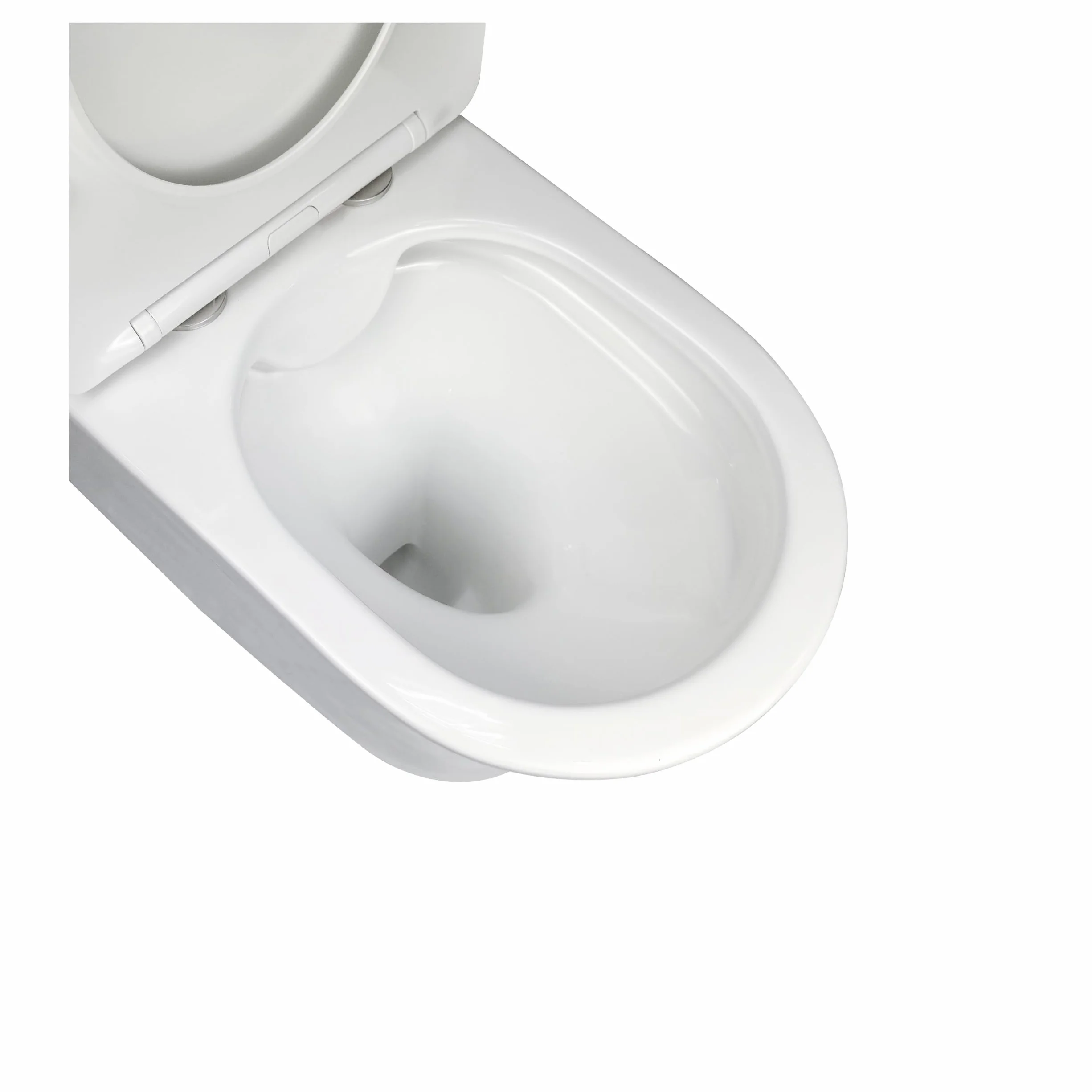 BAIKAL Confezione WC + manicotto estensibile 150-470 mm. WC compatto a pavimento con sistema Rimless e cisterna monoblocco a doppio scarico. Sanitario con doppia uscita e sedile con caduta