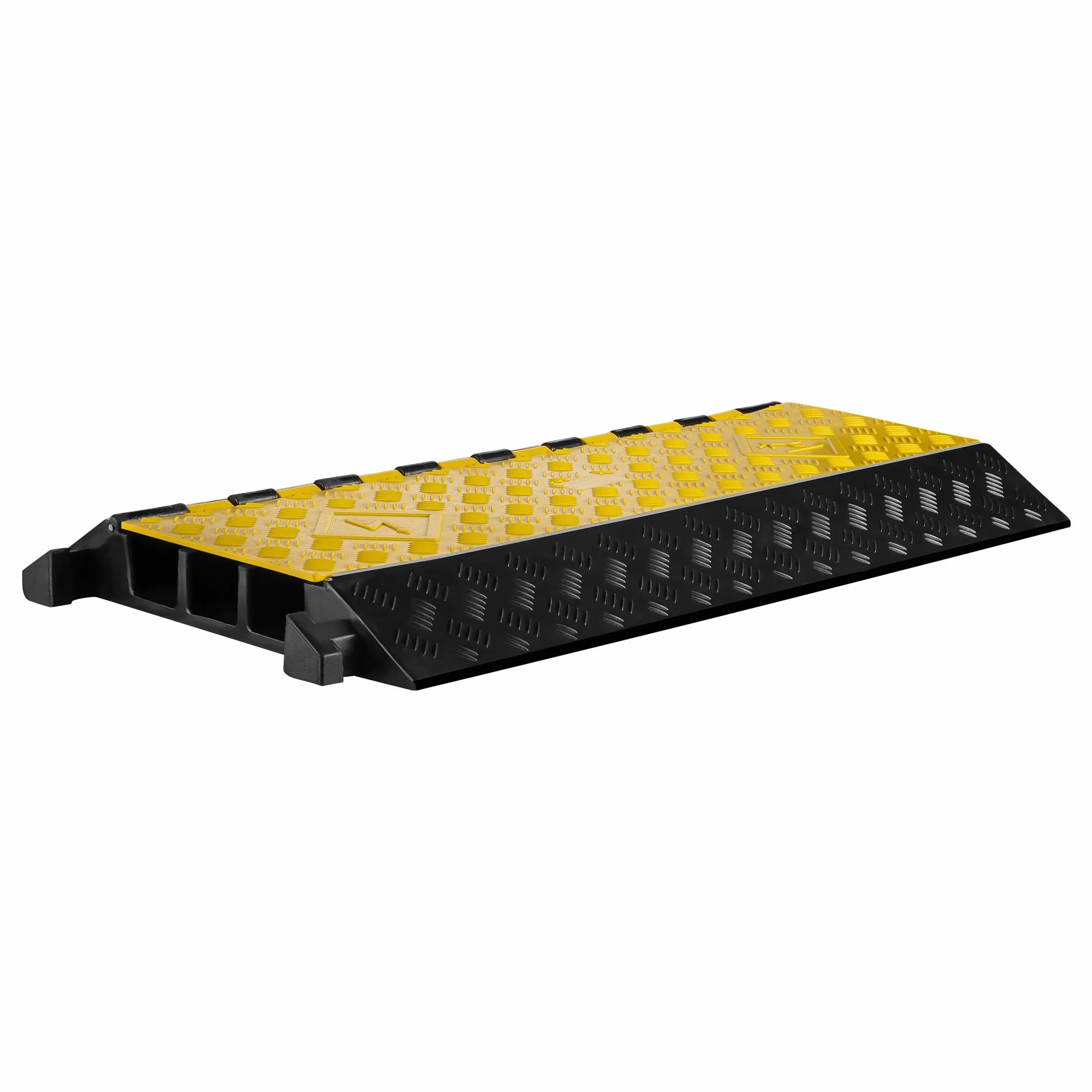 Wiltec Canalina passacavi carrabile 930x490x80mm 3 canali max 30 t Pedana copricavo