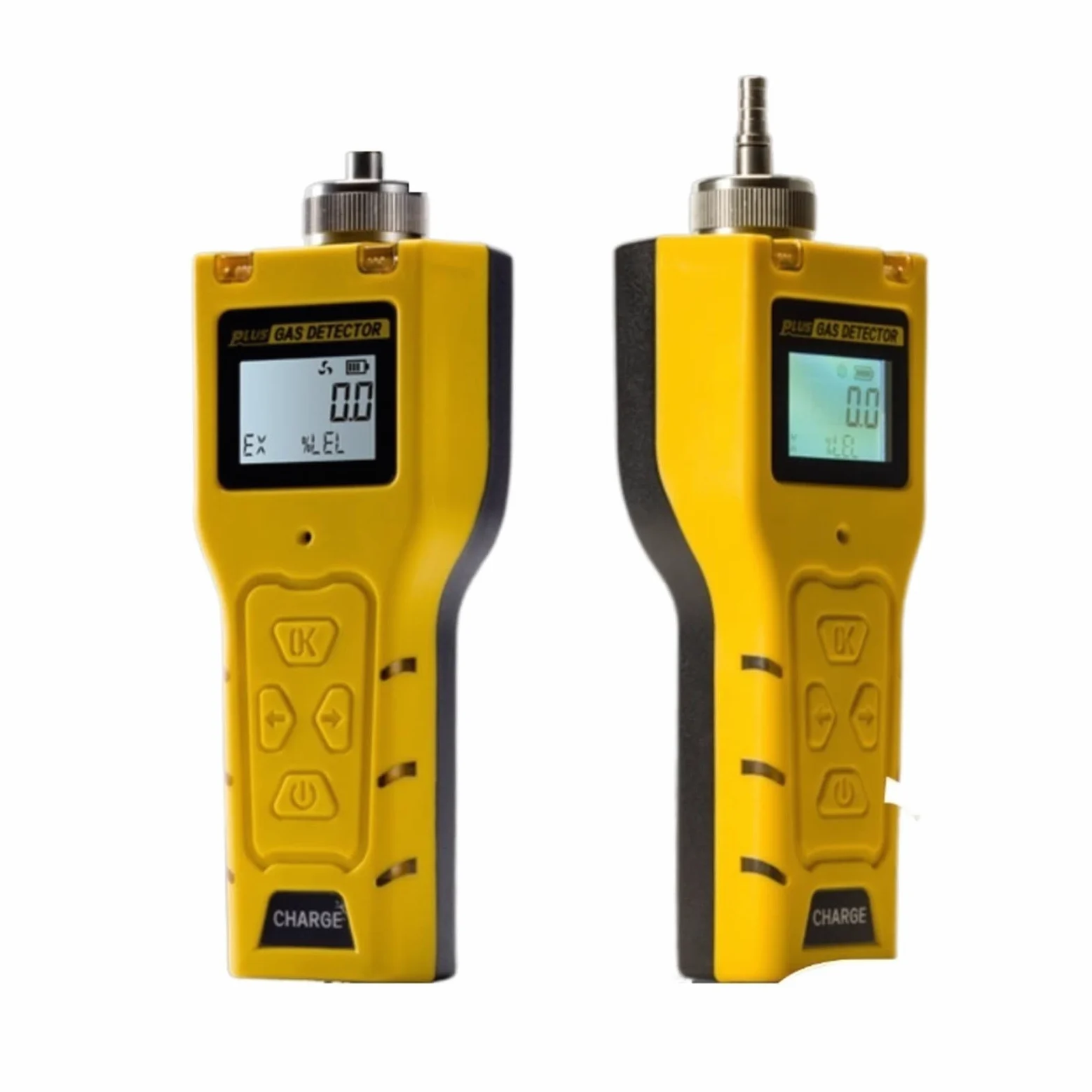 Rilevatore Gas, Misuratore di perdite tenuto in mano del rivelatore portatile del gas dell'azoto N2 for il pompaggio/diffusione attivi Temperatura Umidità/PPM, mg/m3,%VOL, mg/L per Lavoro, Casa