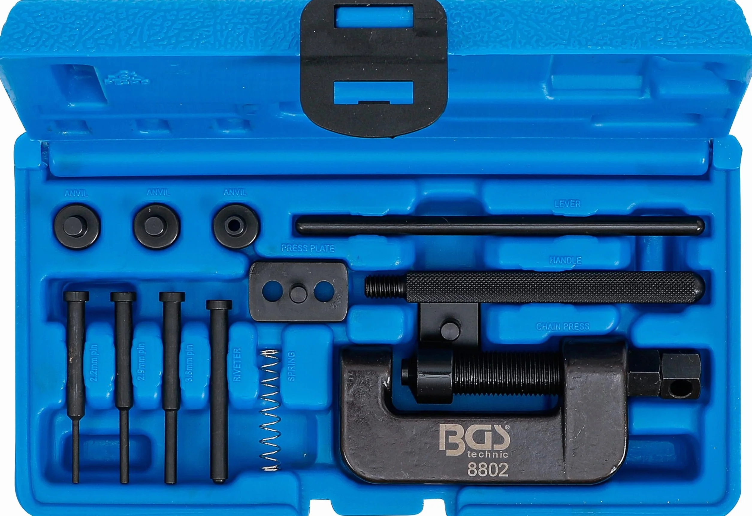 BGS 8802 Utensile per rivettare per catene motoveicoli