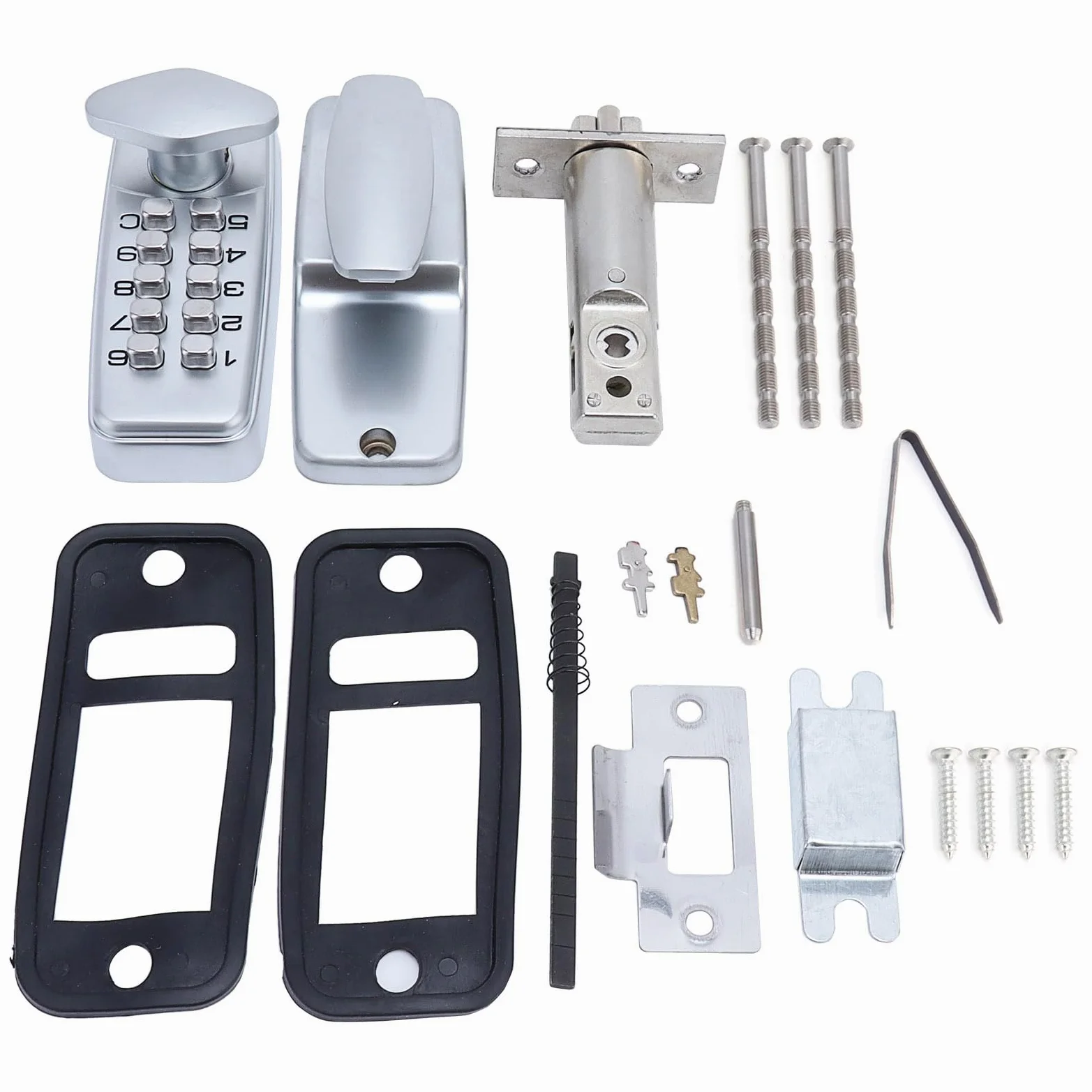 FTVOGUE 2-8 Meccanico Digital Code Lock Keyless Entry Door Lock Combinazione Password Sicurezza per Casa e Ufficio