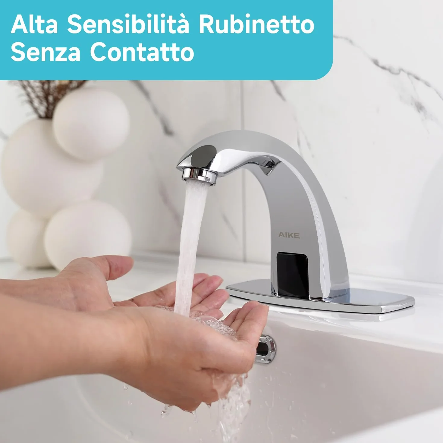 AK7500 Rubinetto Touchless Bagno Cromo