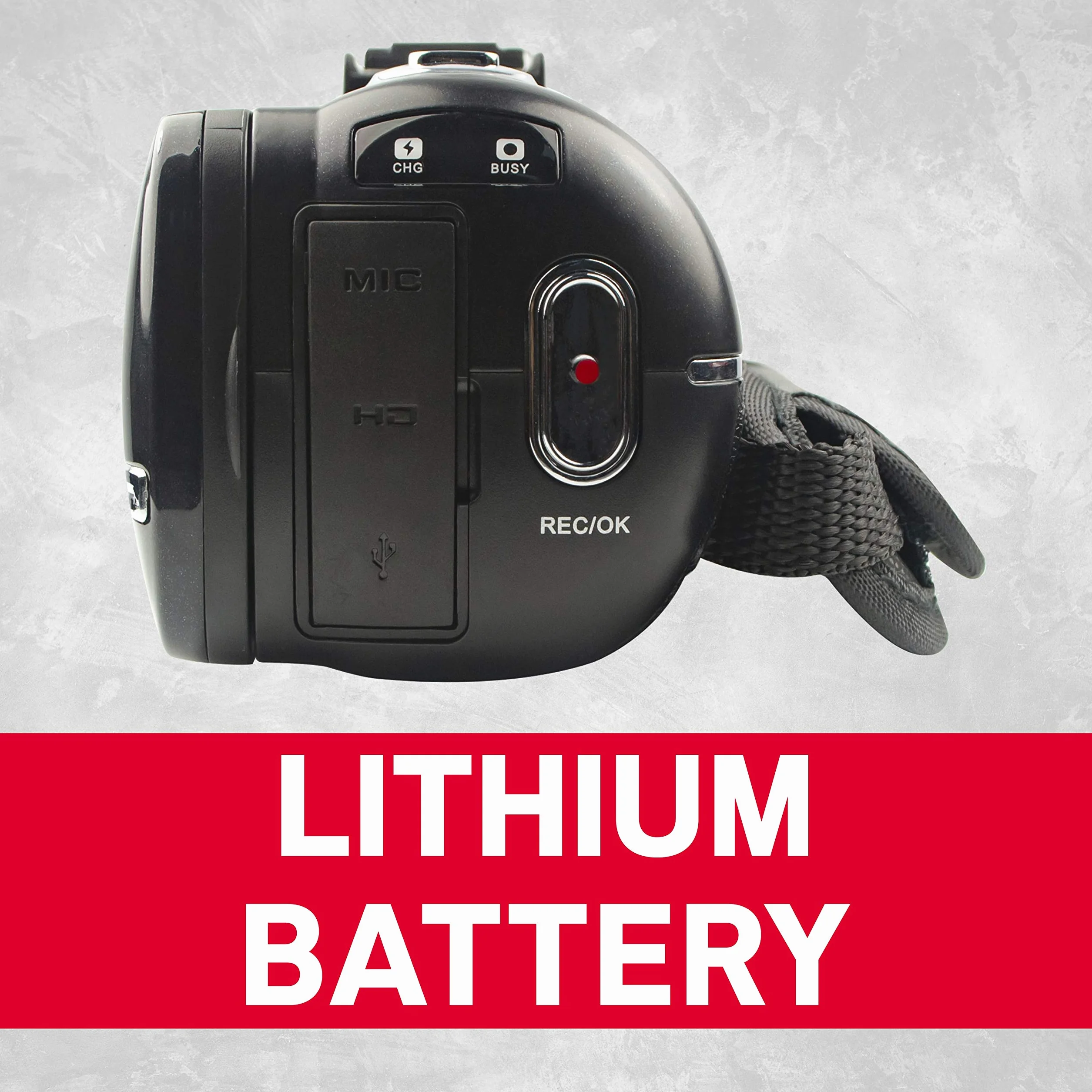 AGFA Photo Realimove CC2700 - Videocamera digitale (video 2.7K, 24MP, Touch Screen 3'', Zoom 18X, Telecomando, 2 Batterie, Micro, Batteria Litio) Nero