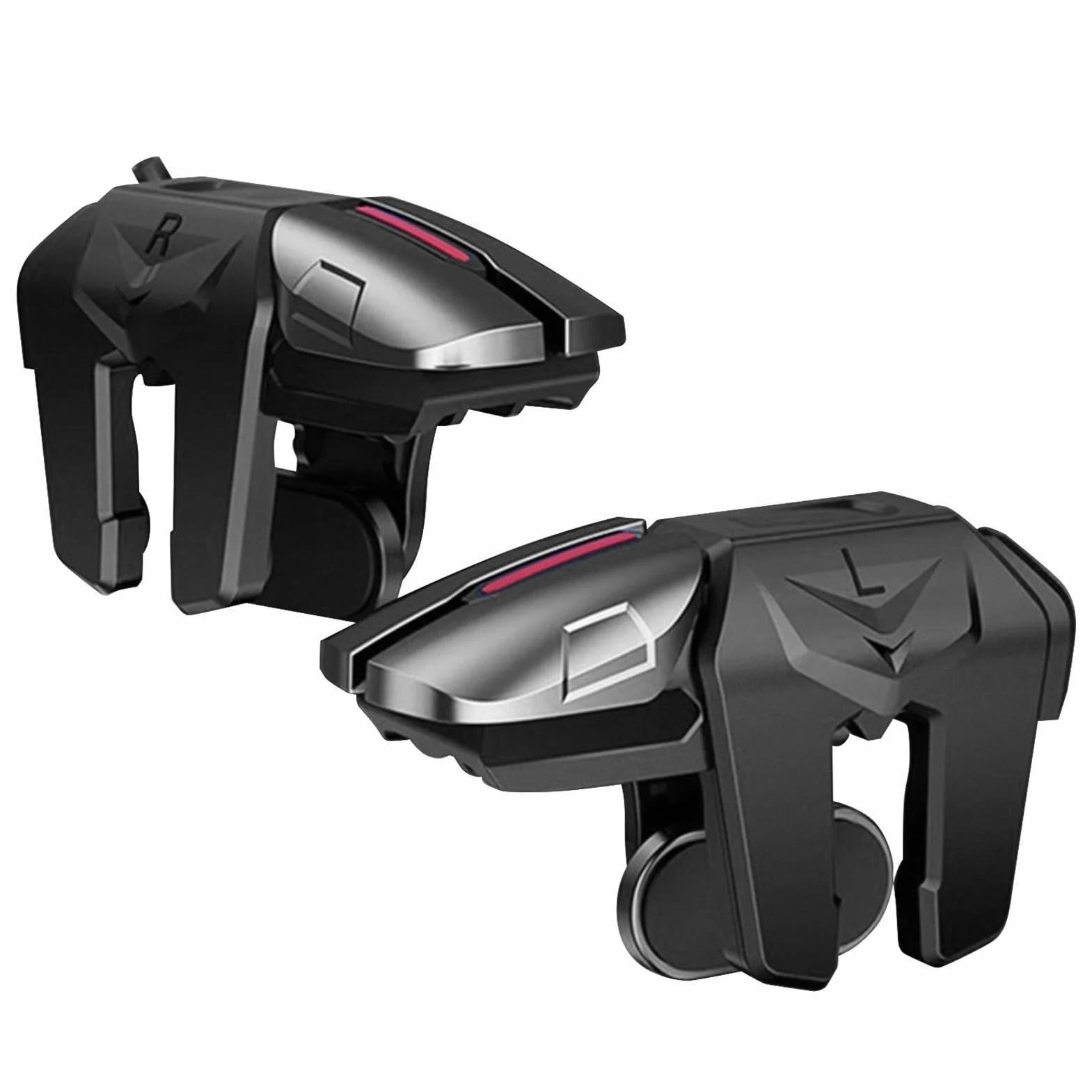 Trigger di gioco sul telefono cellulare - Trigger mobile, 2 controller di gioco per telefono | Controller di gioco intelligente con pulsante plug and play per telefono, per i giochi