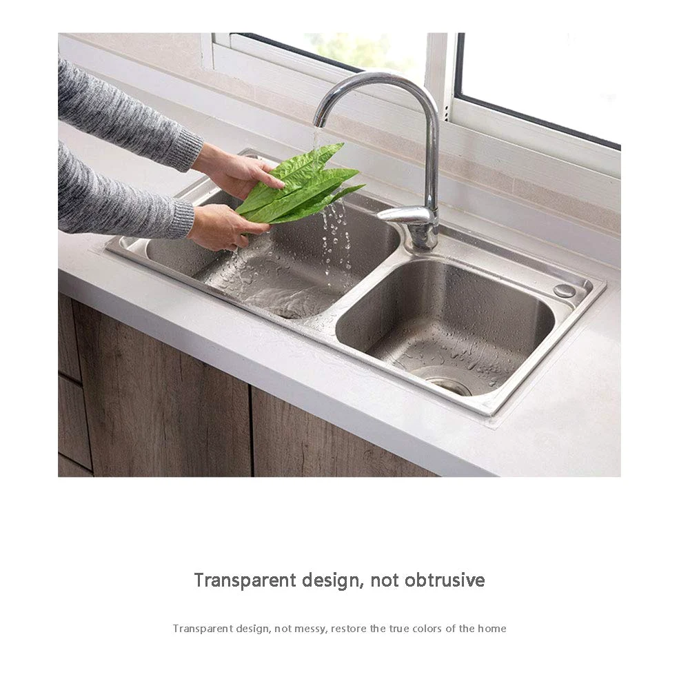 Vasca da Bagno Caulk Striscia di Nastro Sigillante, Striscia Sigillante per Nastro Adesivo per Bagno e Cucina, Striscia Adesiva per Mastice per Bagno, Cucina, WC, Angolo Parete, 4 Pezzi,5cmx10m