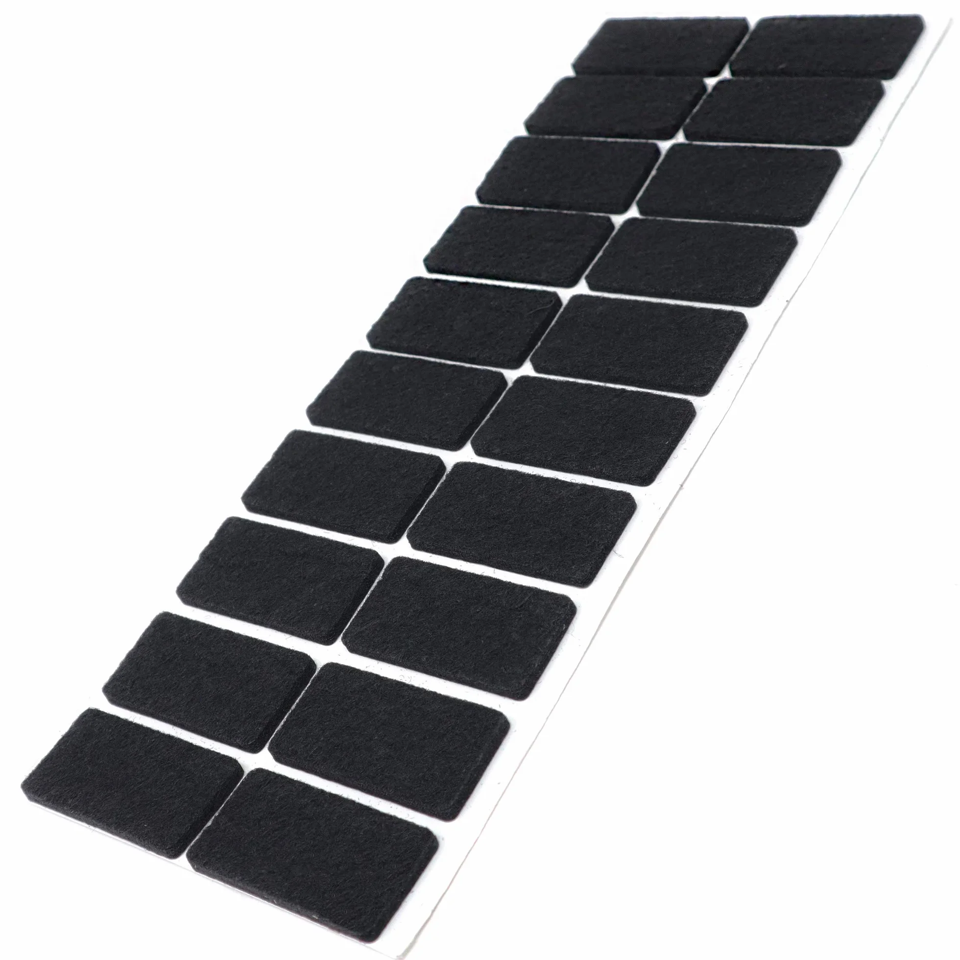 Feltrini Autoadesivi Rettangolari 20x40 mm per Mobili, Piedini in Feltro 3.5 mm, Pad Protettivi per Arredi