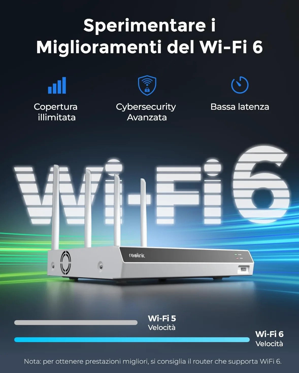 Reolink 4K 12CH NVR, Dual-band Wi-Fi 6, HDD 2TB Integrato (Ricondizionato) | H.265, Supporta le Telecamere Wi-Fi e a batteria (tranne la telecamere 4G), Accesso Locale e Remoto, RLN12W Bianco