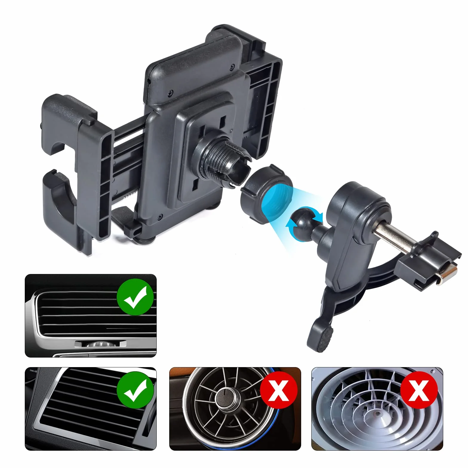 Yaesu Supporto radio per veicolo Rotate Walkie Talkie Mount Bracket compatibile con Motorola Baofeng Kenwood Icom Midland Retevis Portatile per Auto SUV