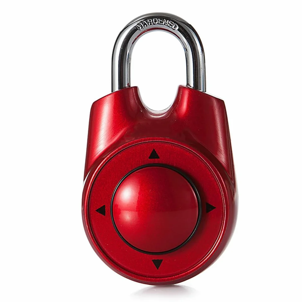 Lucchetto per armadietto con combinazione, Lucchetto codificato per bagagli, Lucchetto con password direzionale a combinazione portatile, Serratura per armadietto di sicurezza per palestra scuola B