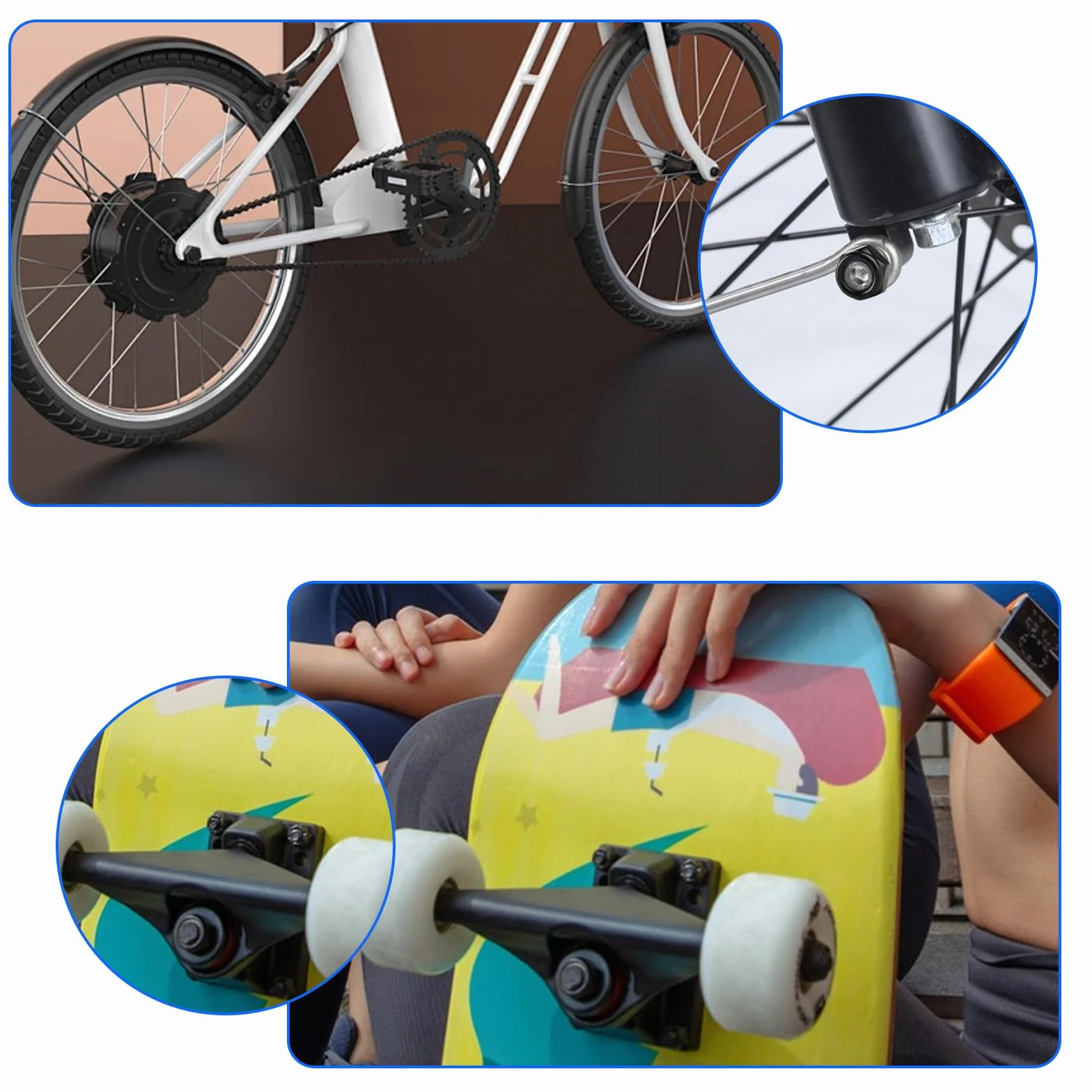 Dadi Autobloccanti in Acciaio Inox DIN 985 M6, Dadi Esagonali con Nylon per Viti Bulloni Filettati