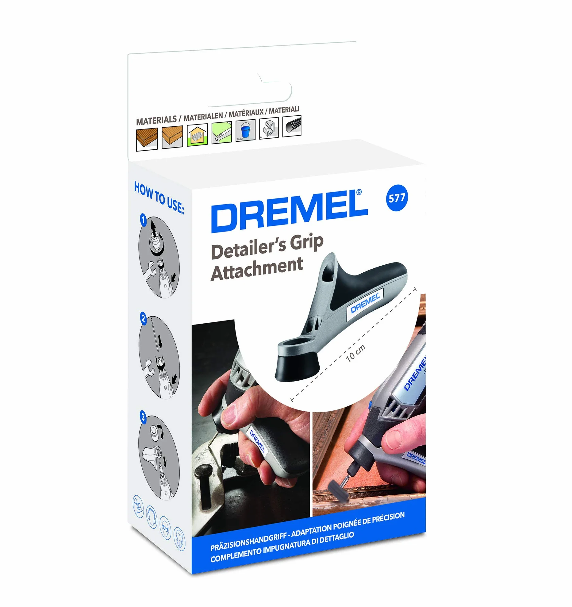 Dremel 577 Detailer's Grip - Set accessori multiuso per utensili rotativi