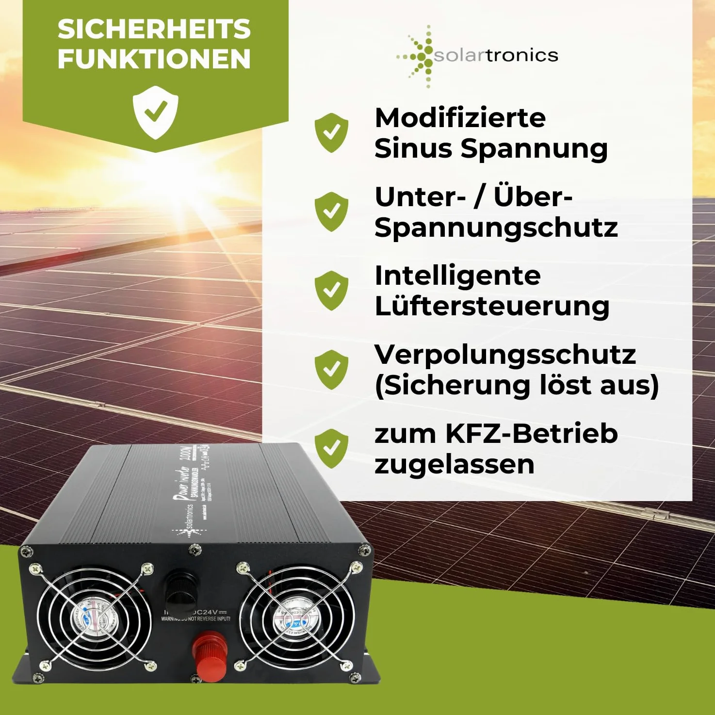 Invertitore 2000 Watt 24 – 230 V