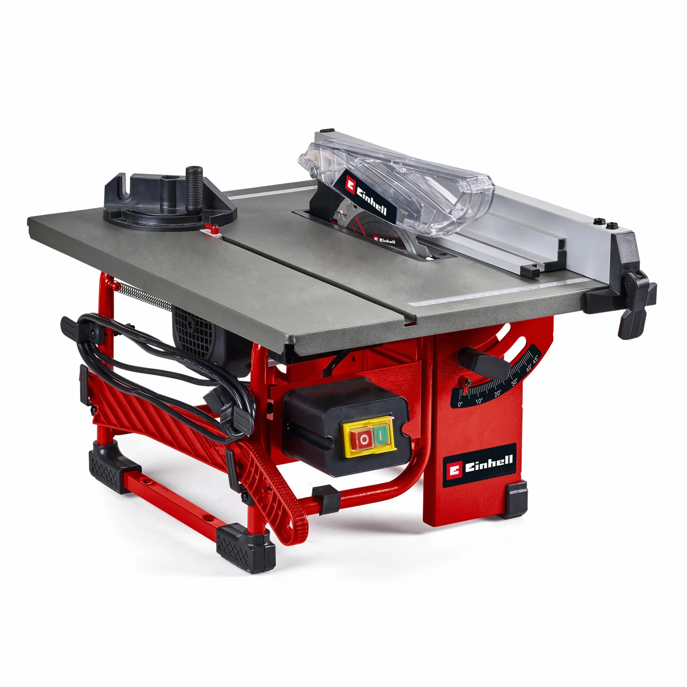 Sega circolare da banco Einhell TC-TS 8 I (800 Watt, altezza di taglio 45 mm, lama Ø 200 mm, guida angolare, battuta parallela, attacco di aspirazione, incl. lama HW/TCT)