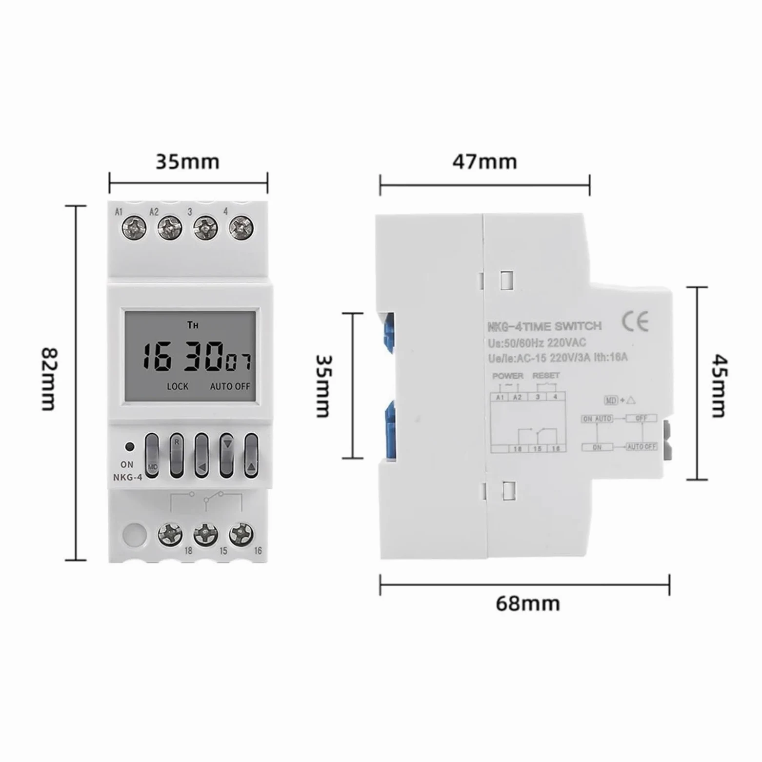 microcomputer Interruttore timer Interruttore timer su guida Din Controller campanello scolastico Interruttore orario elettronico programmabile settimanale digitale Timer suoneria automatica campanell