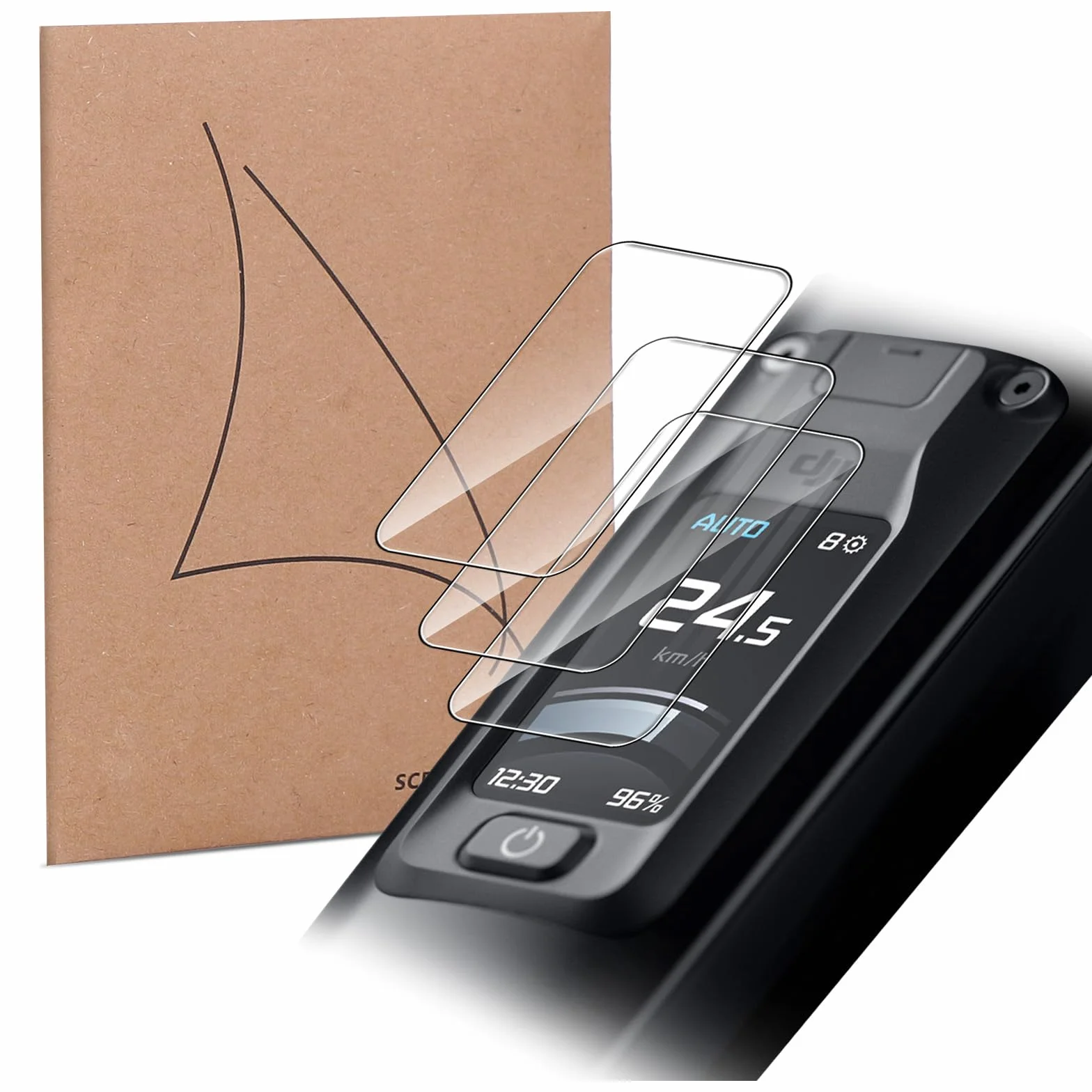 MEMELOKA Pellicola per Amflow DJI Avinox, 3 Pezzi HD AntiGraffio Pellicola Protettiva TPU Flessibile, Sensibile al Tatto e Senza Bolle con Cornice di Allineamento