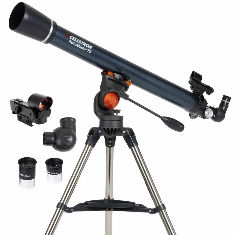 Celestron 21061 AstroMaster 70AZ Telescopio rifrattore, Blu scuro