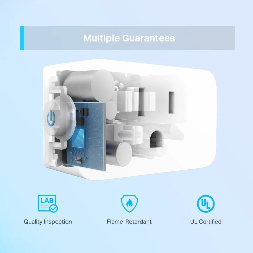 Tapo P125M Matter Presa Smart Italiana, Monitoraggio Energia, WiFi Intelligente Smart Plug, Compatibile con Alexa e Google Home, Controllo Vocale e Remoto, Tempo di Preselezione
