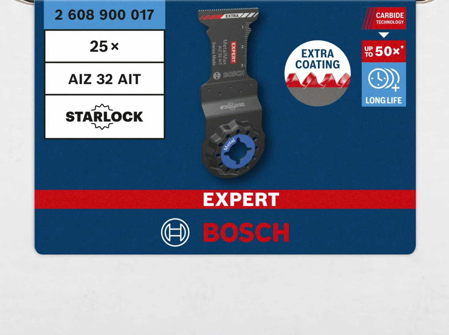 Bosch Professional Expert MetalMax AIZ 32 AIT Lame 32 mm Accessori Multitool