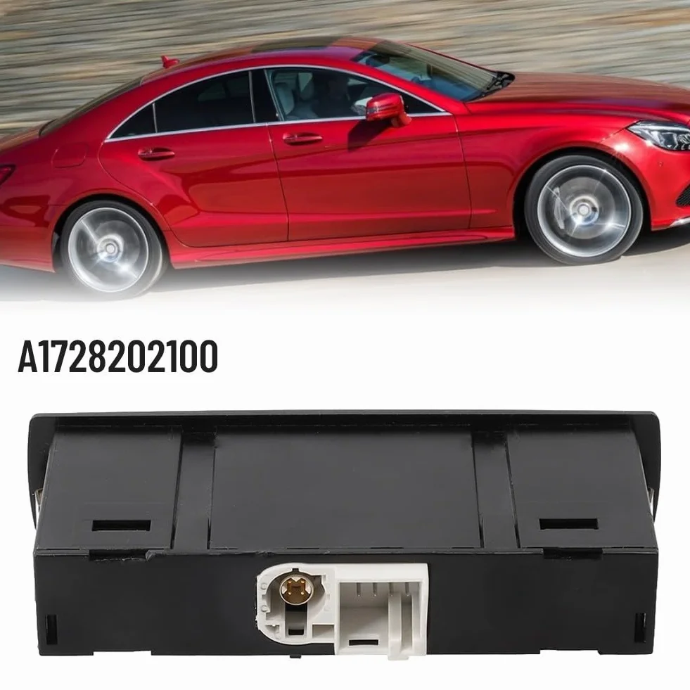 Presa USB per cruscotto auto, doppia porta USB caricabatteria da auto adattatore presa di alimentazione A1728202100 per Mercedes CLS classe A GLA GLE CLA