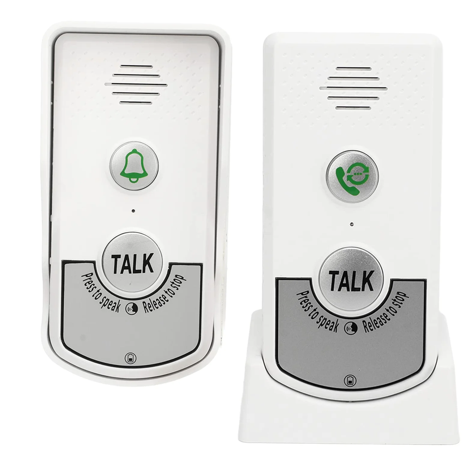 Campanelli Citofonici Senza Fili Distanza 1000m Chip Eccellente Campanelli Citofonici Vocali Bianchi Campanello Portatile Intelligente per Case Hotel Ville Fabbriche