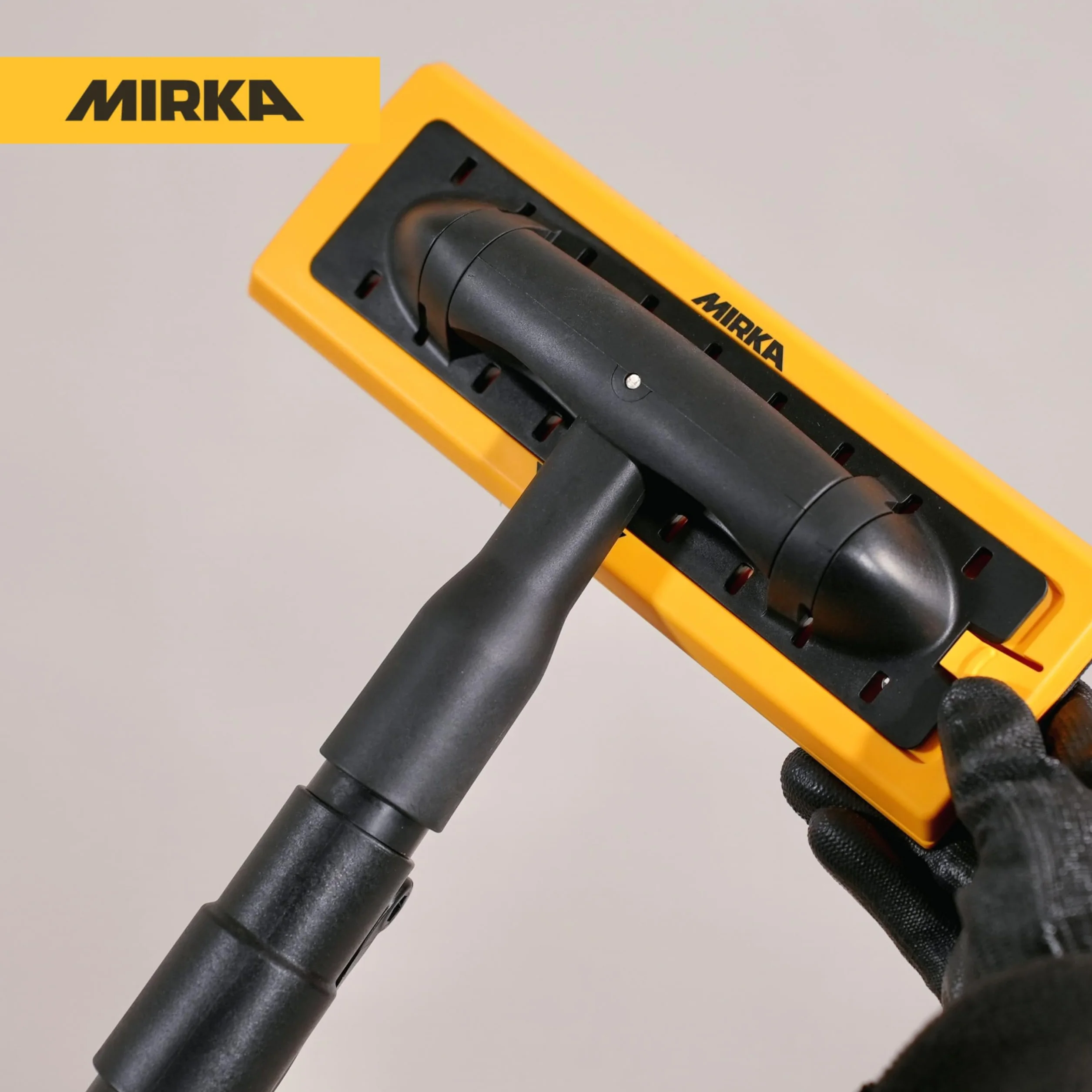 Mirka DecoSander Testa di levigatura stabilizzata 180° per pareti soffitti cartongesso
