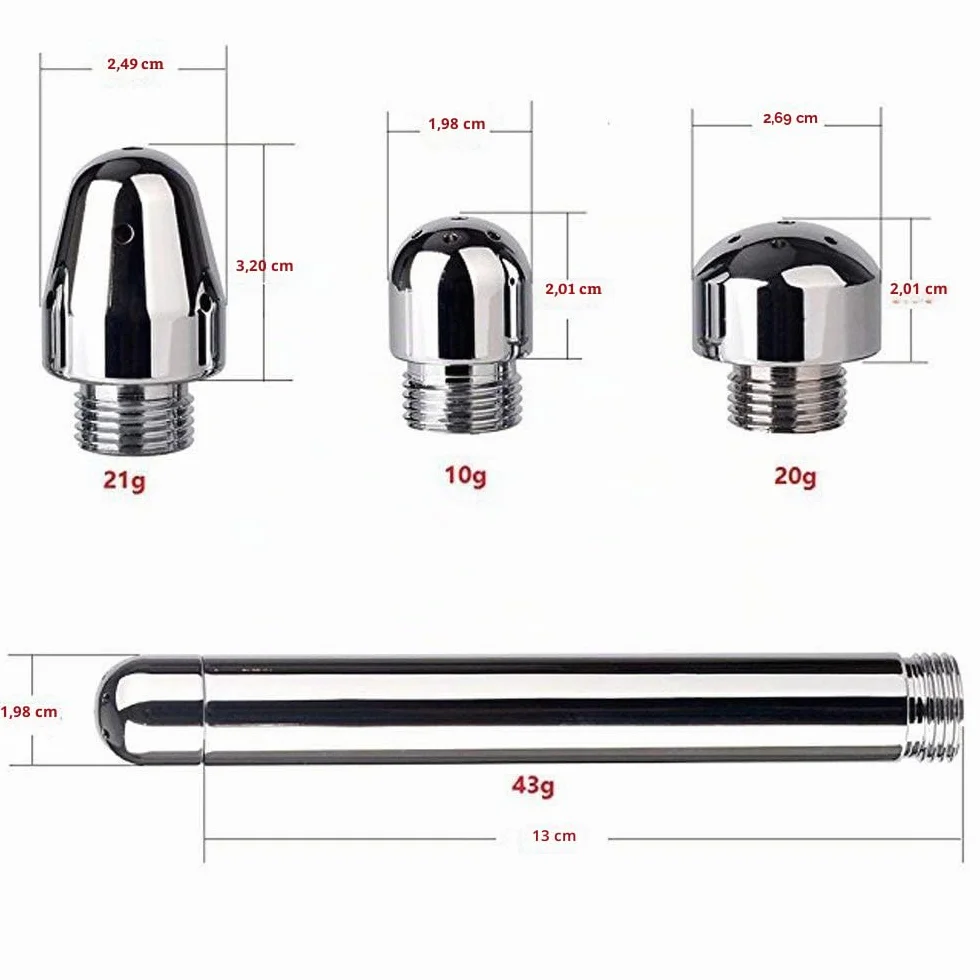 Kit clistere doccia,Bidet portatile da bagno, Sistema di pulizia doccia a 3 teste con regolatore e tubo flessibile da 59 pollici