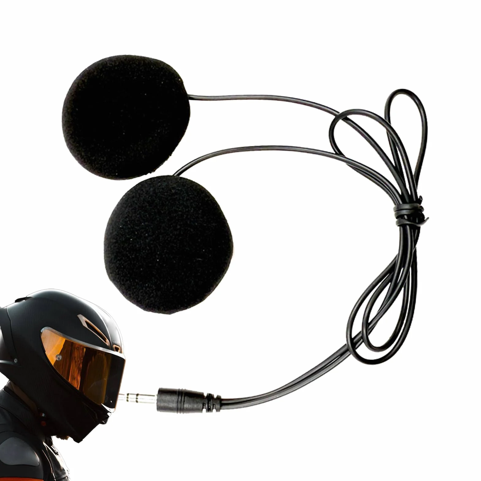 Generico Altoparlanti per Casco, Cuffie per Caschi da Moto, Attrezzatura Sportiva per Sci, Ciclismo, Moto da Neve, Mountain Bike, e Snowboard
