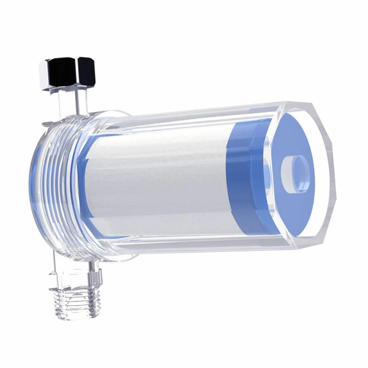 SHINEOFI 2 Pezzi Filtro In Depuratore D'acqua Filtri Doccia Addolcente Macchina Per La Depurazione Dell'acqua Strumento Di Purificazione Dell'acqua Blue Abs
