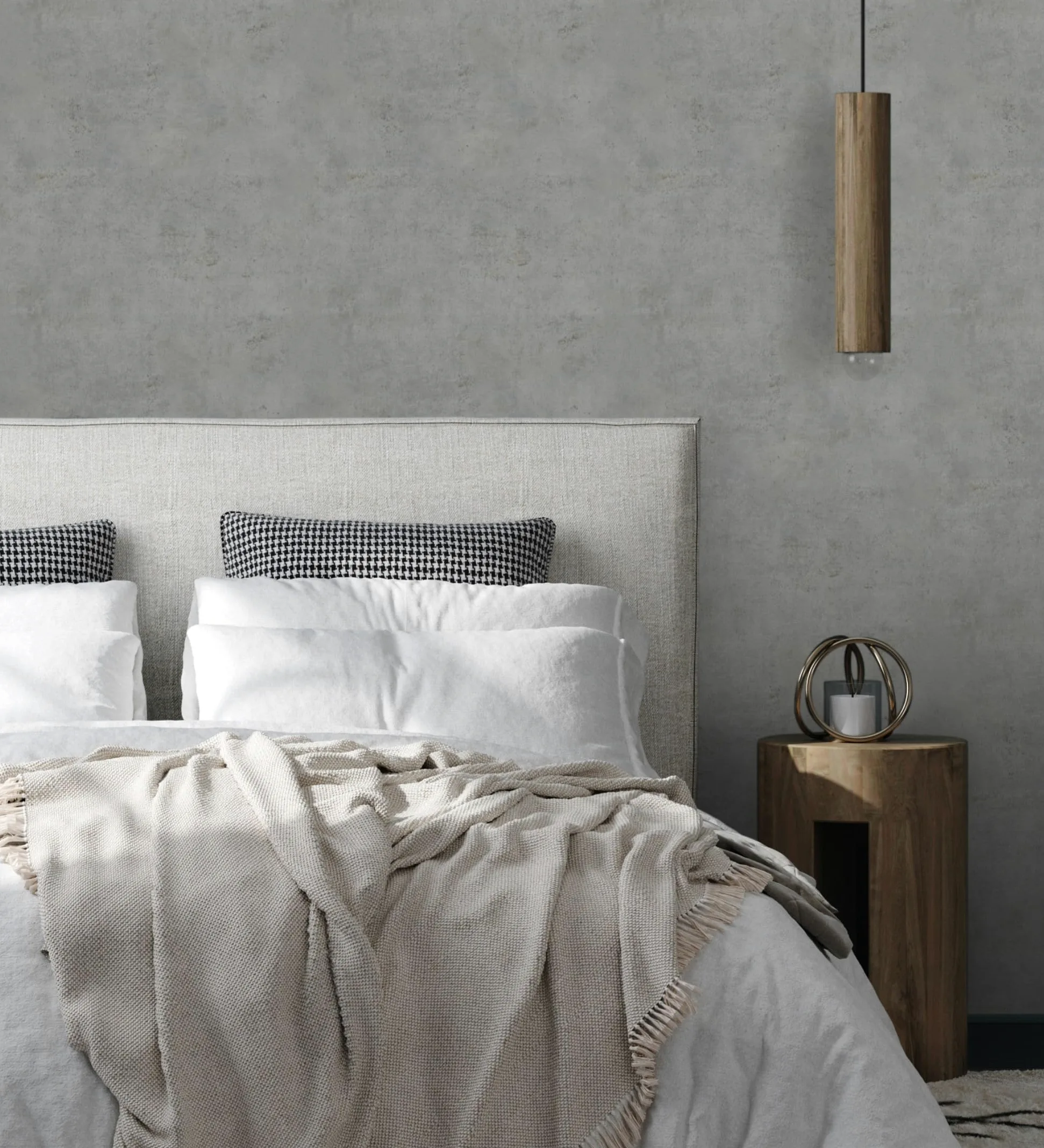 GAULAN 682765 - Carta da parati vinilica lavabile effetto microcemento con texture ruvida per pareti soggiorno cucina bagno camera da letto corridoio - Rotolo di 10 m x 0,53 m