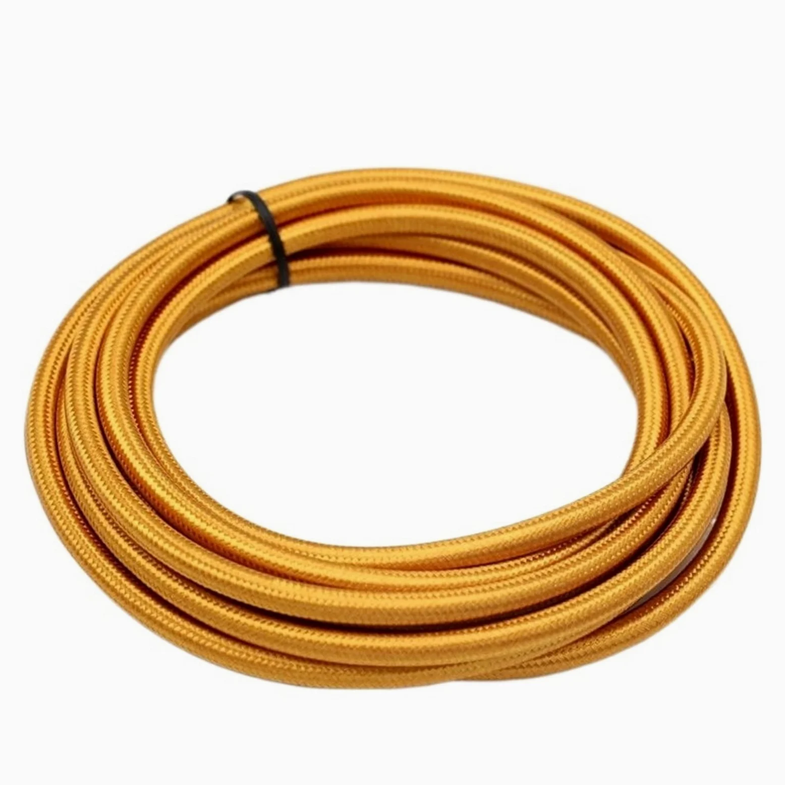 filo tessile intrecciato, Cavo in tessuto VDE 2 conduttori 0,75 mm² multicolore 2-10 metri(37shiny gold,5meter)