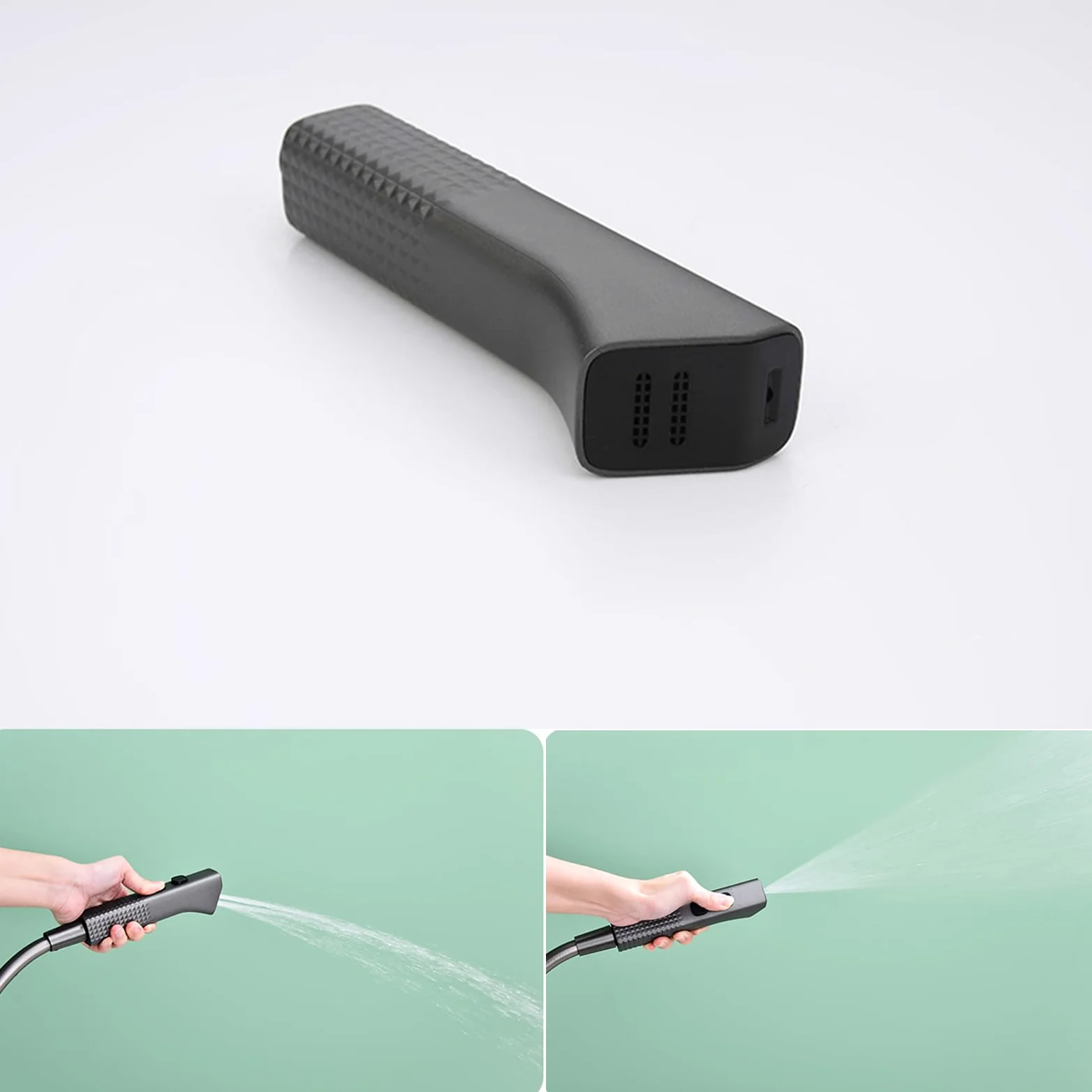 Set di rubinetti per Sistema Doccia con Display Digitale, luci ambientali, soffione a Pioggia, doccetta a 3 modalità, spruzzatore per Bidet a 2 funzioni, beccuccio per Vasca a casc