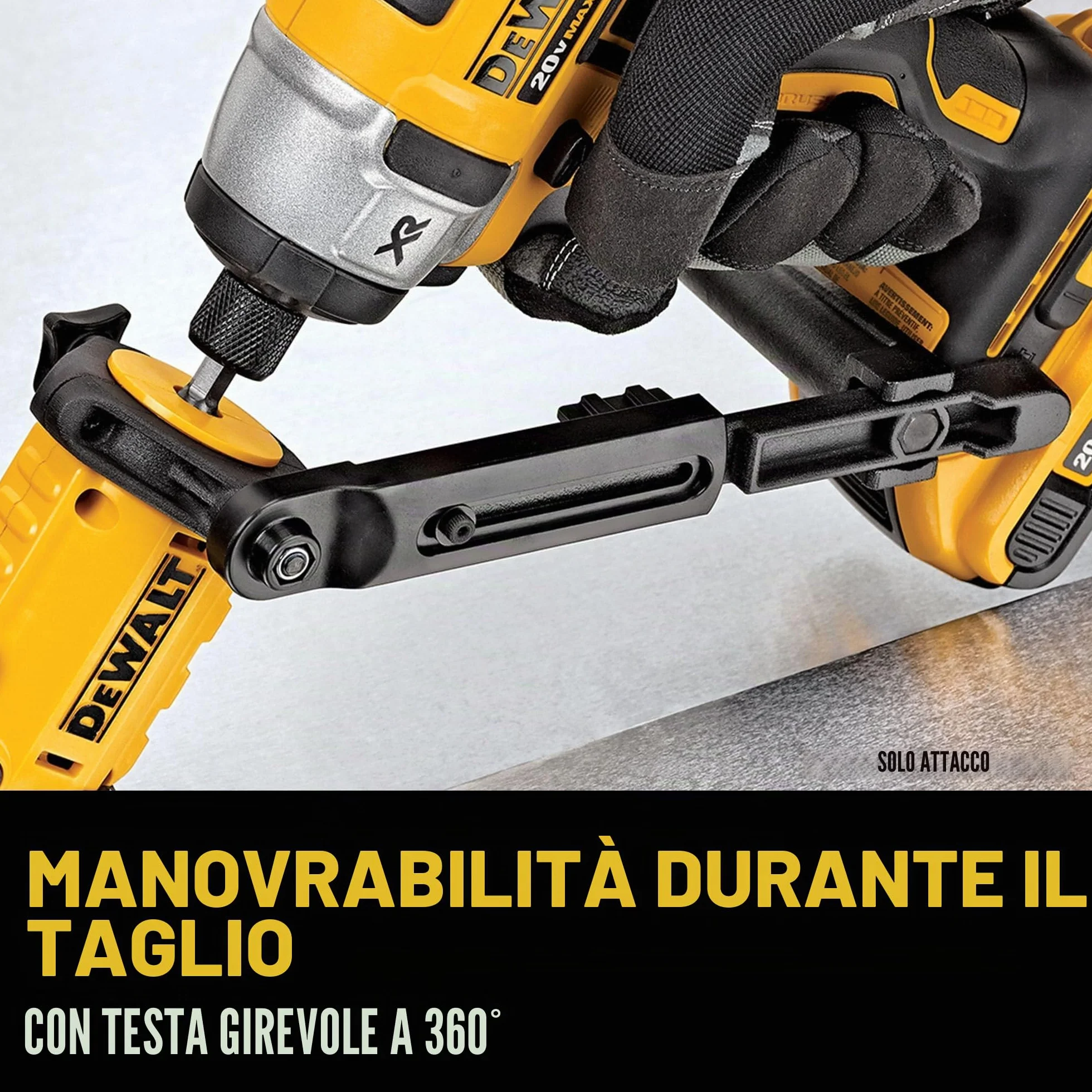 DEWALT DWASHRIR Cesoie in metallo, pronte per l'impatto